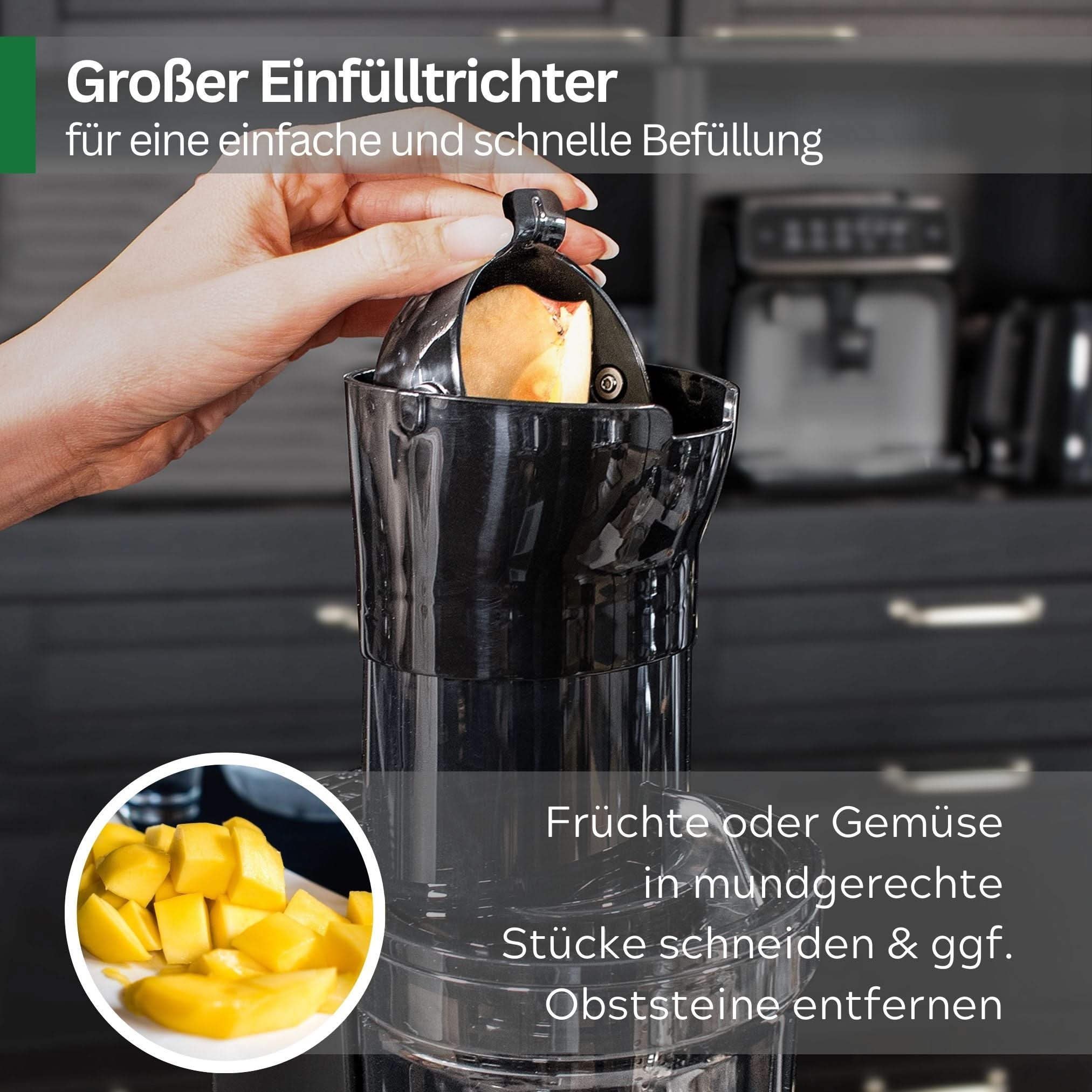 SaftPro | Slowjuicer / Entsafter inkl. Adapter für Thermomix TM7