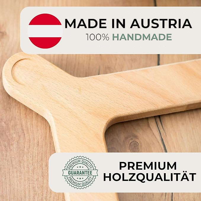 STERNEKOCH Gleitbrett aus Buchenholz für Thermomix TM6, TM5