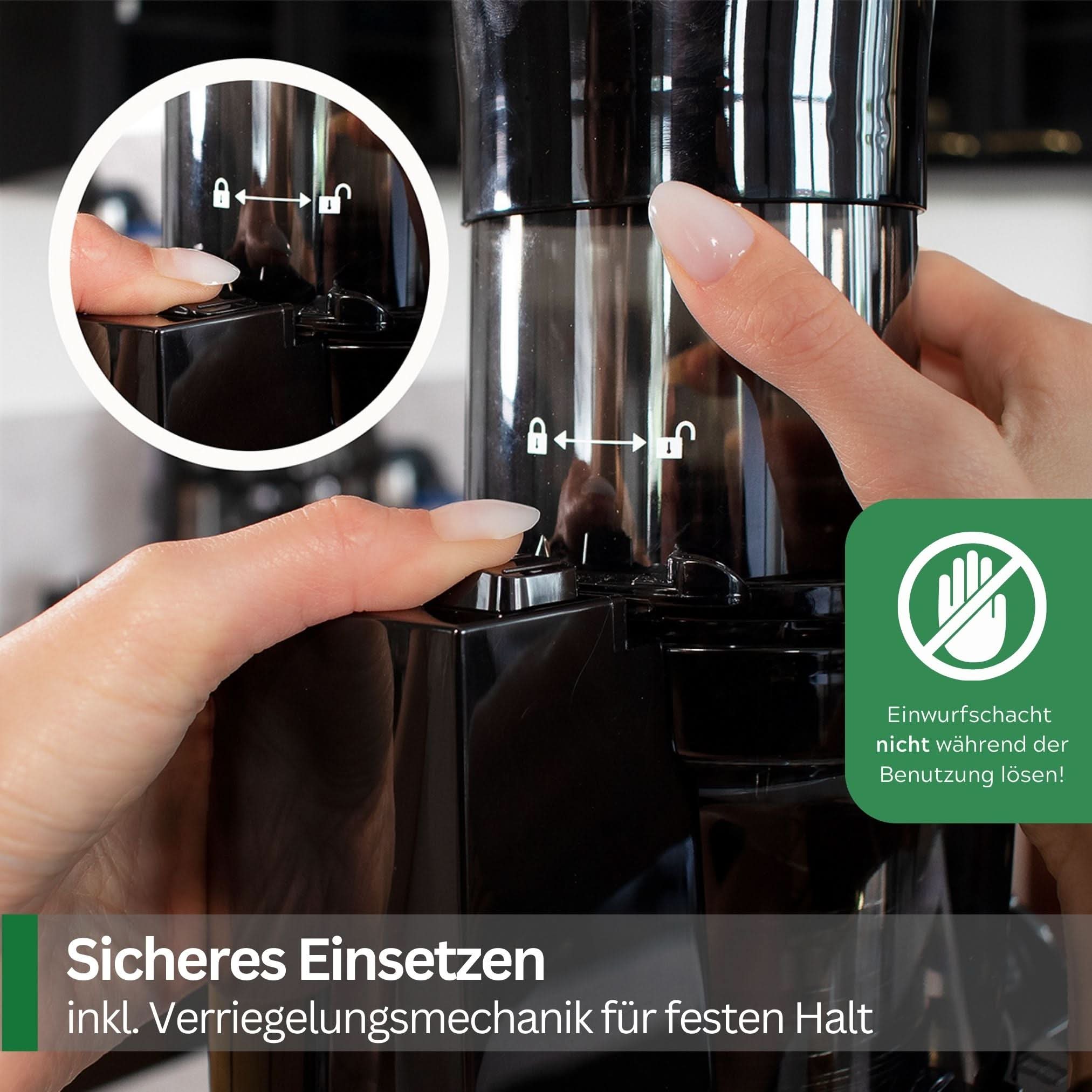 SaftPro | Slowjuicer / Entsafter inkl. Adapter für Thermomix TM7