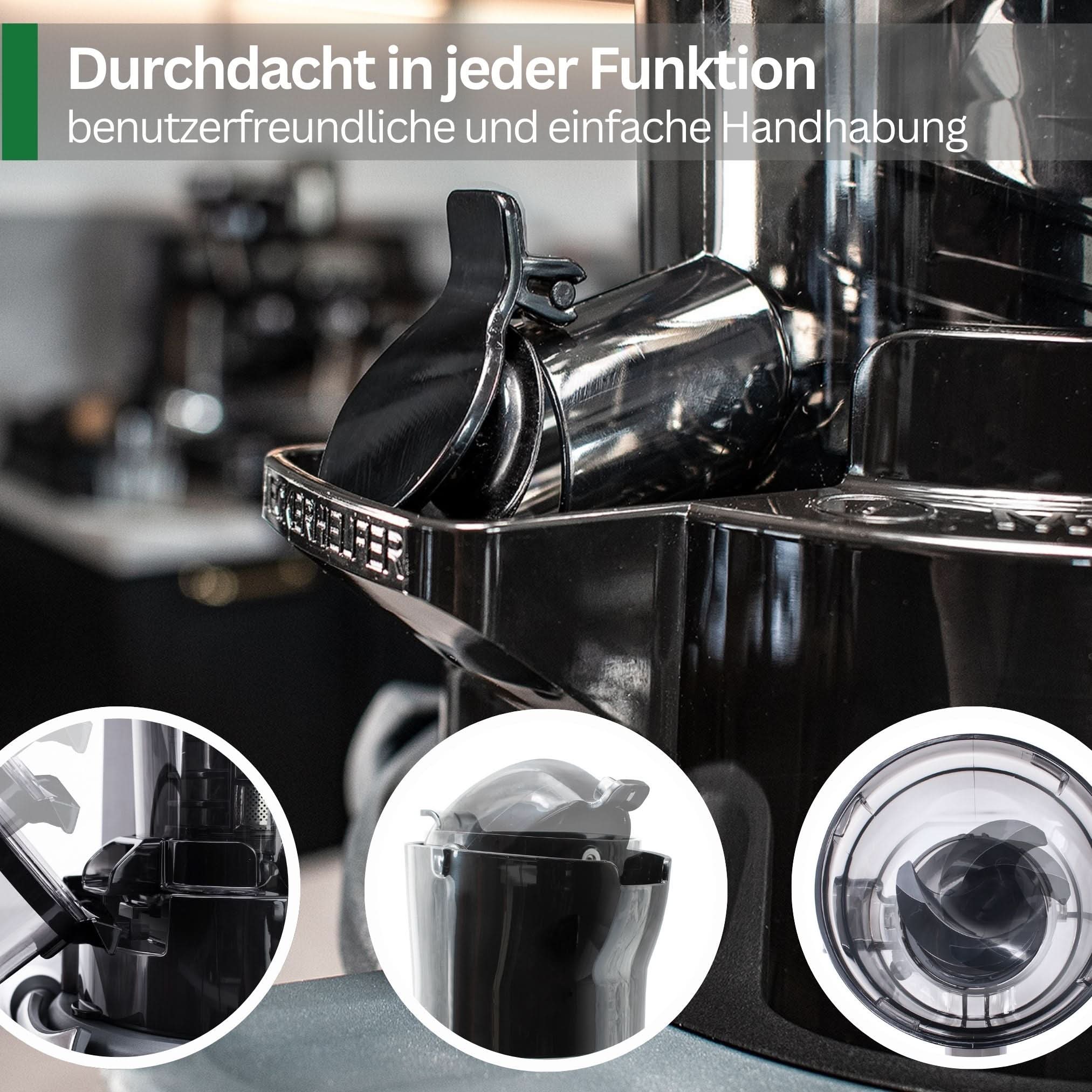 SaftPro | Slowjuicer / Entsafter inkl. Adapter für Thermomix TM7