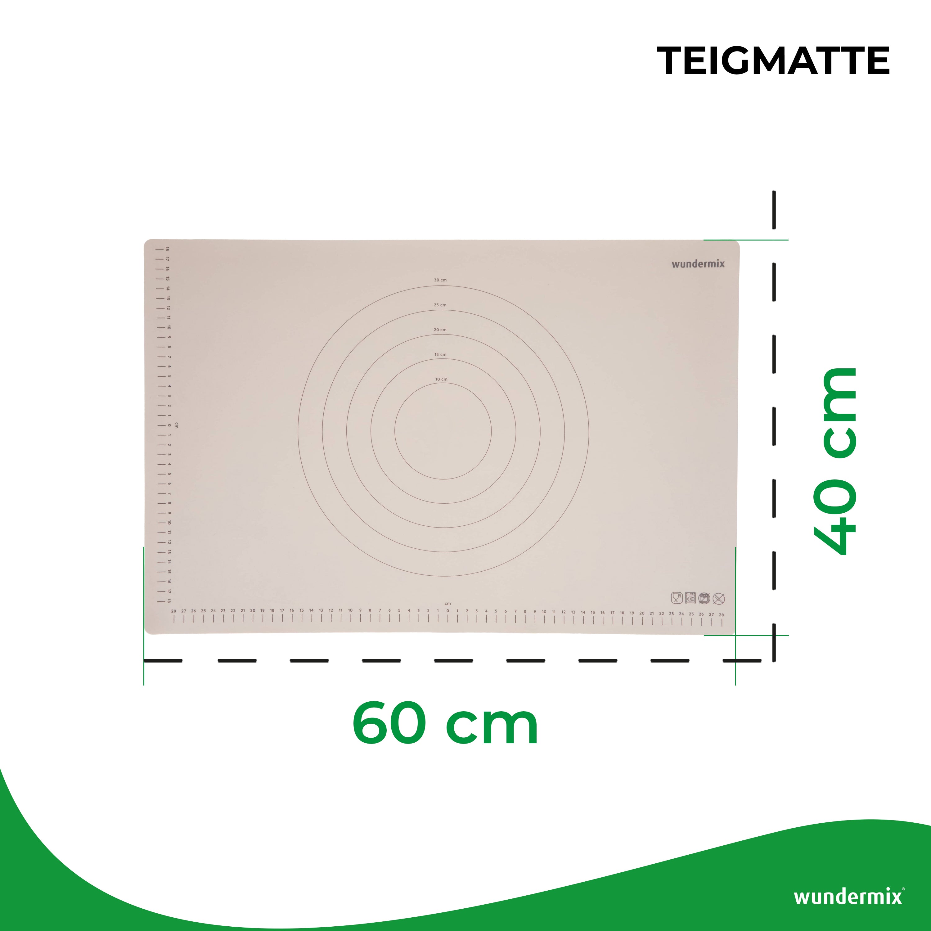 WunderMat® | Premium-Teigunterlage aus Silikon