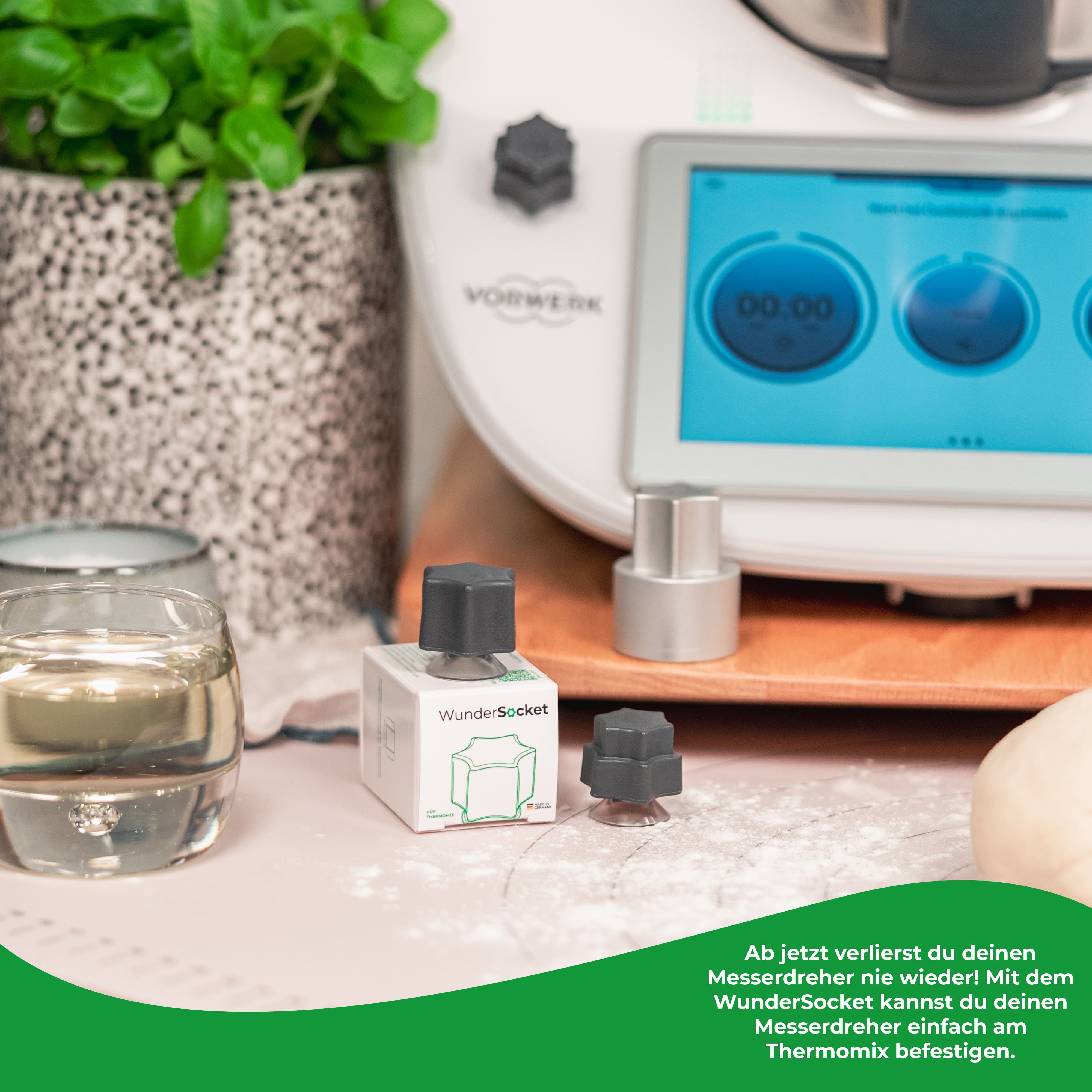 WunderSocket® | Teiglöser-Halterung für Thermomix TM6, TM5