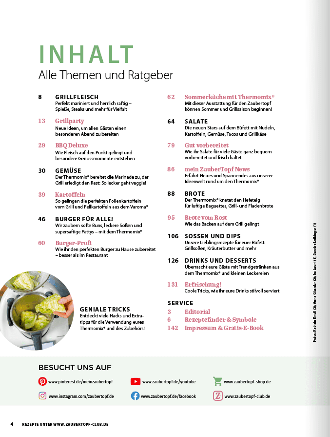 ZauberTopf - Gold-Edition «Grillen» - Ausgabe 02/2024