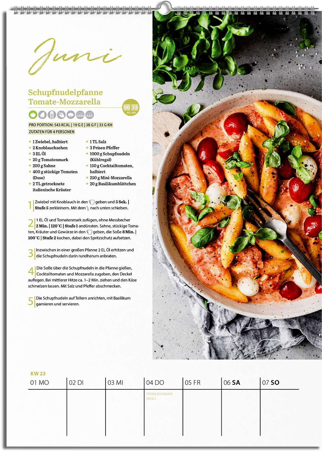 ZauberTopf - Wochenkalender 2026