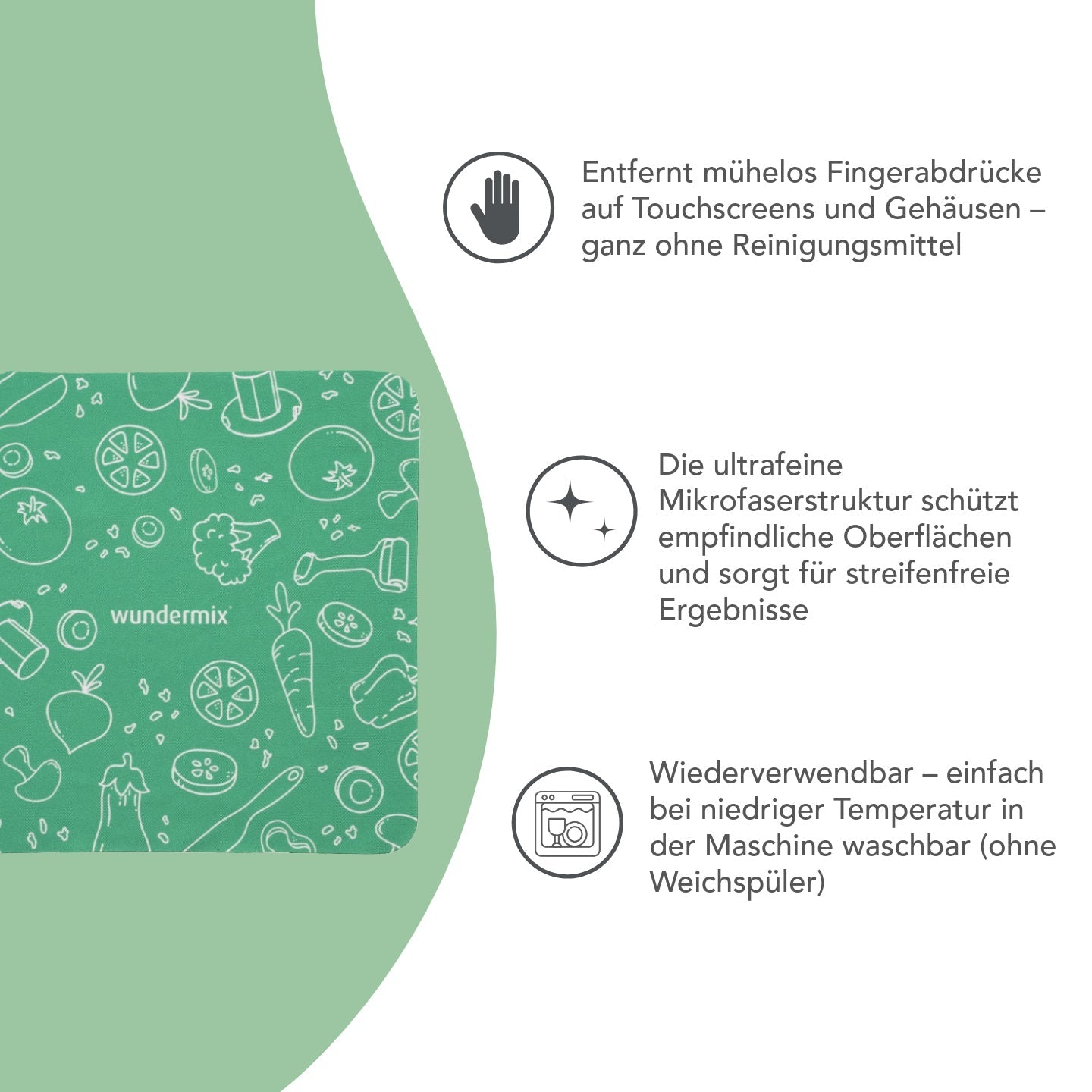 WunderScreen® | Mikrofasertuch für Displays