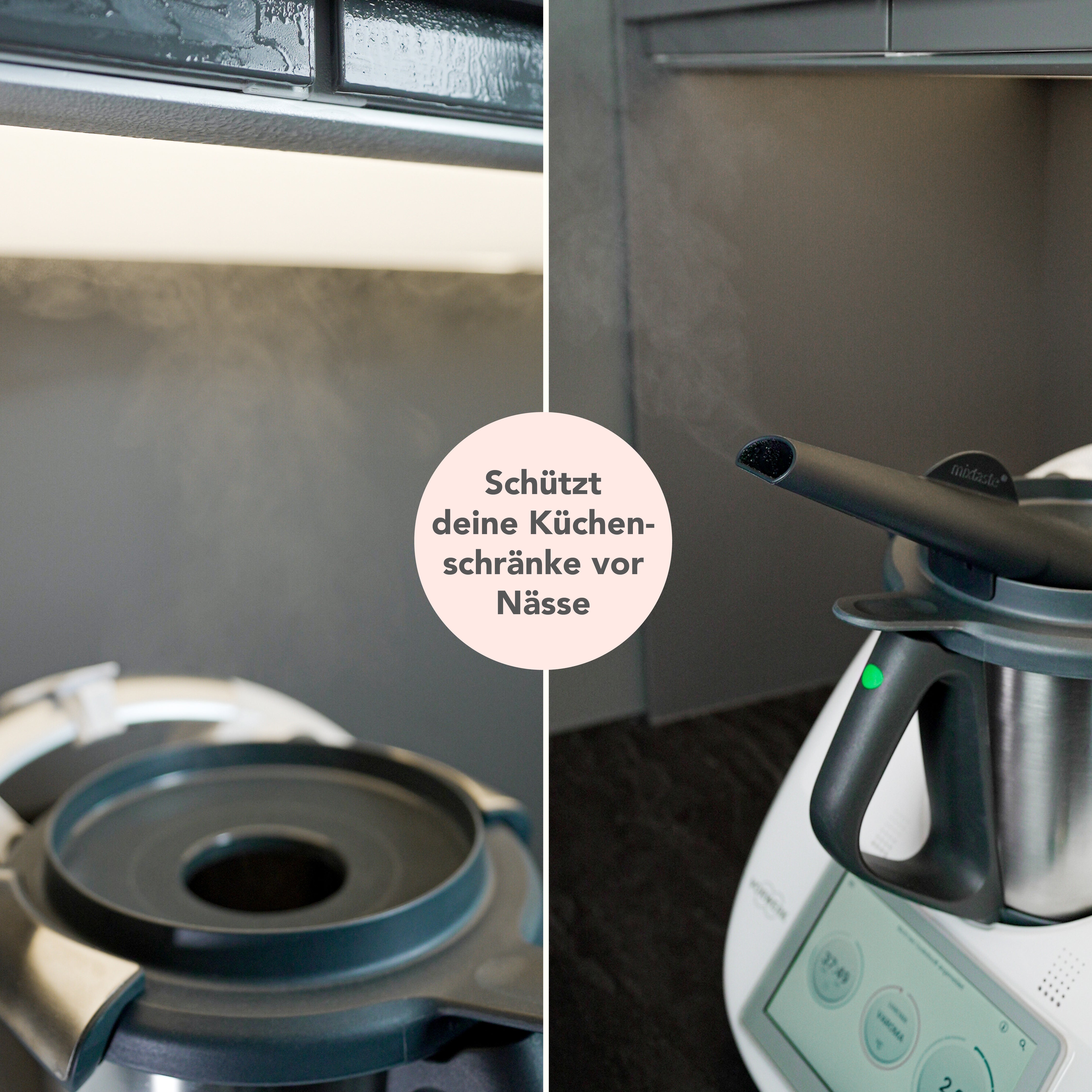 mixtaste® | Dampfumleiter-Kamin für Thermomix