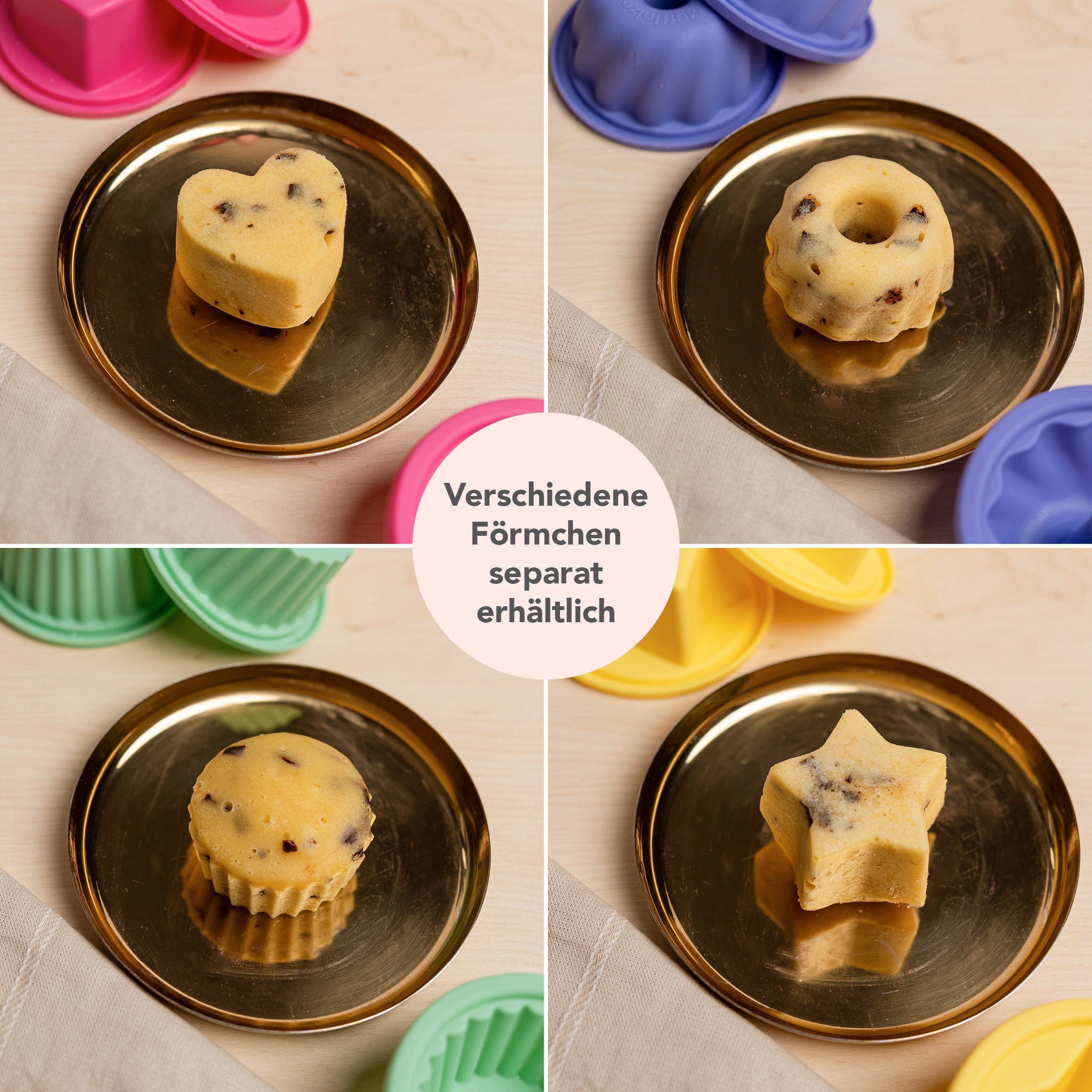 Muffinizer® | inkl. 10 Förmchen für Monsieur Cuisine Smart, Trend, Connect