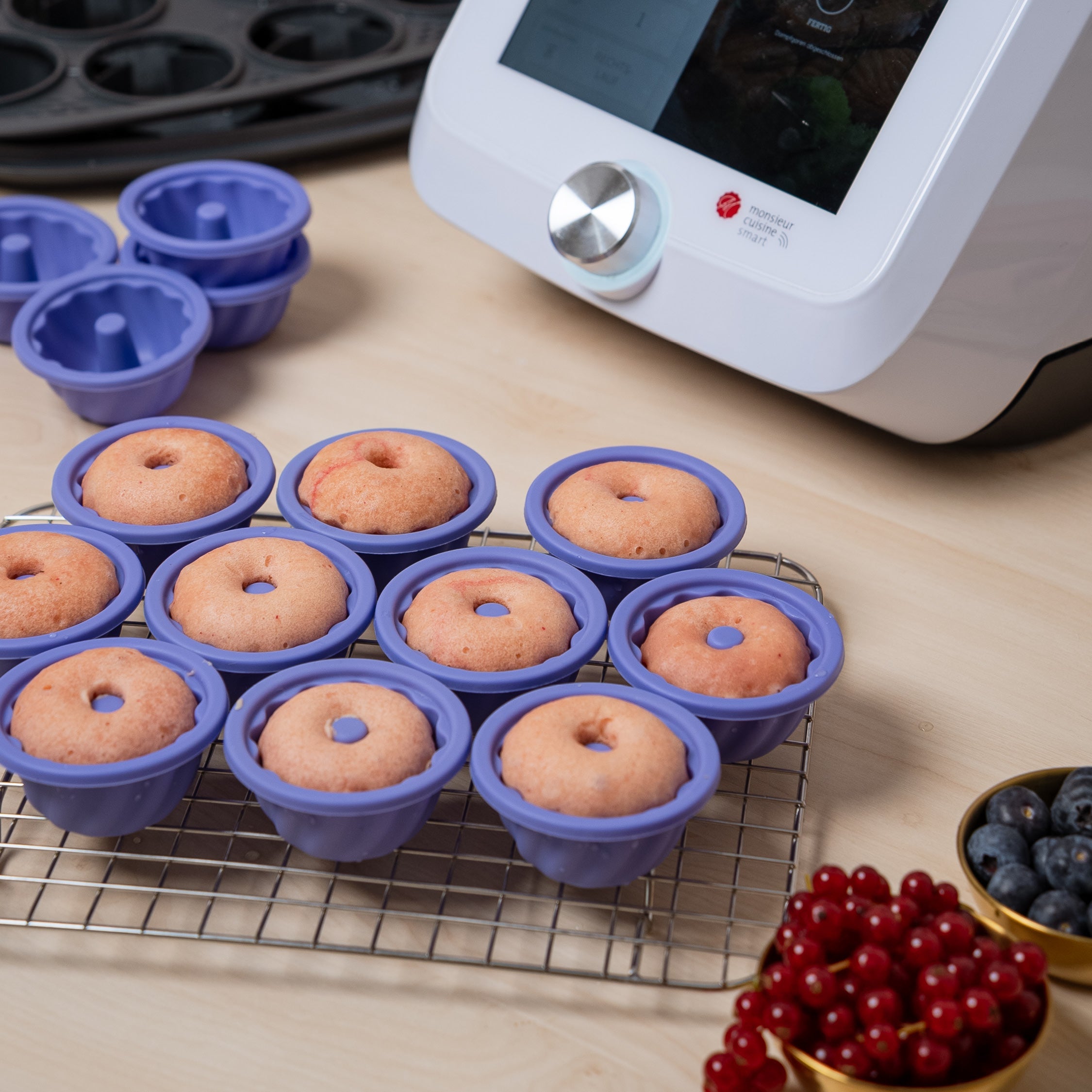 Muffinizer® | inkl. 10 Förmchen für Monsieur Cuisine Smart, Trend, Connect