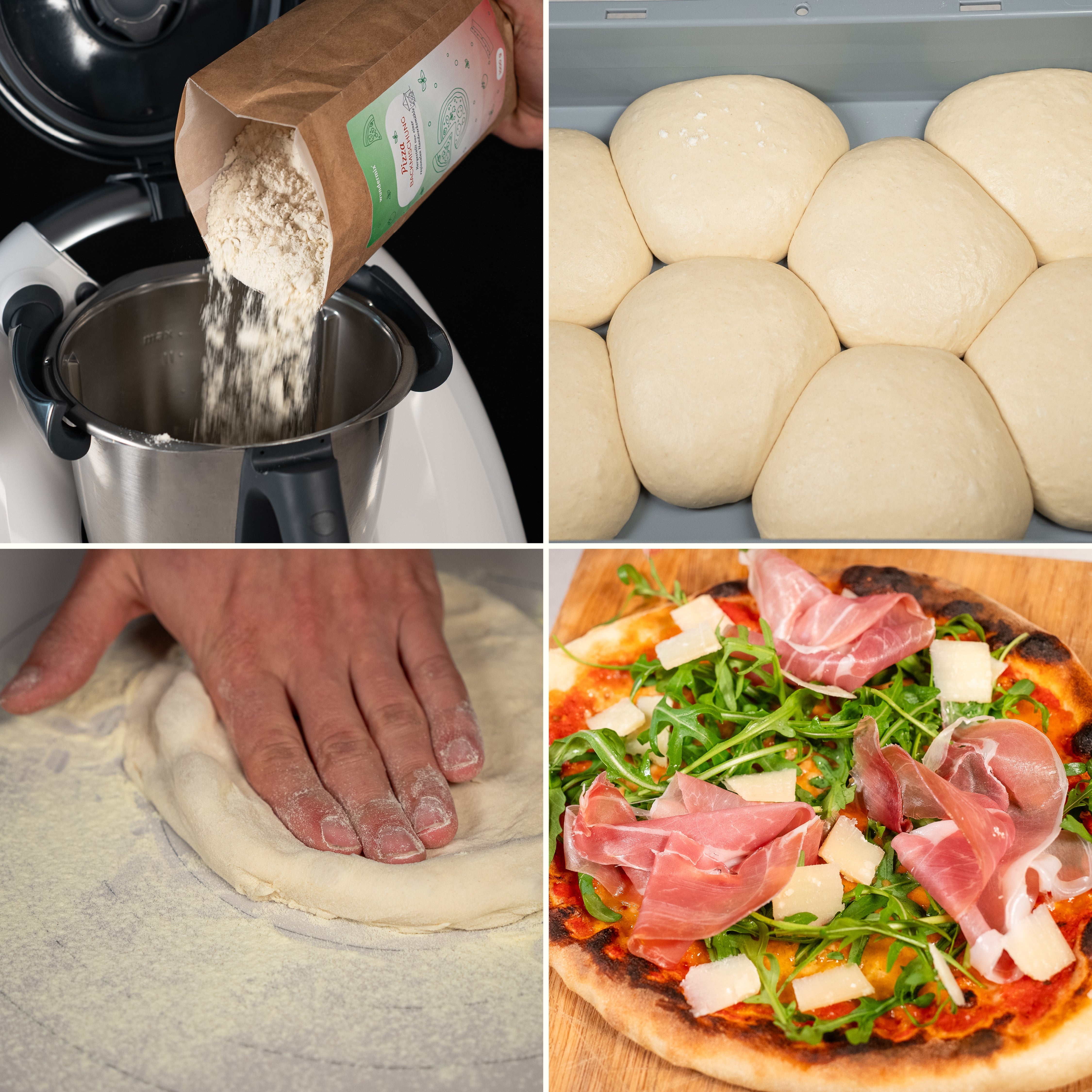 Pizza-Backmischung für 8 köstliche Pizzen | 1000g