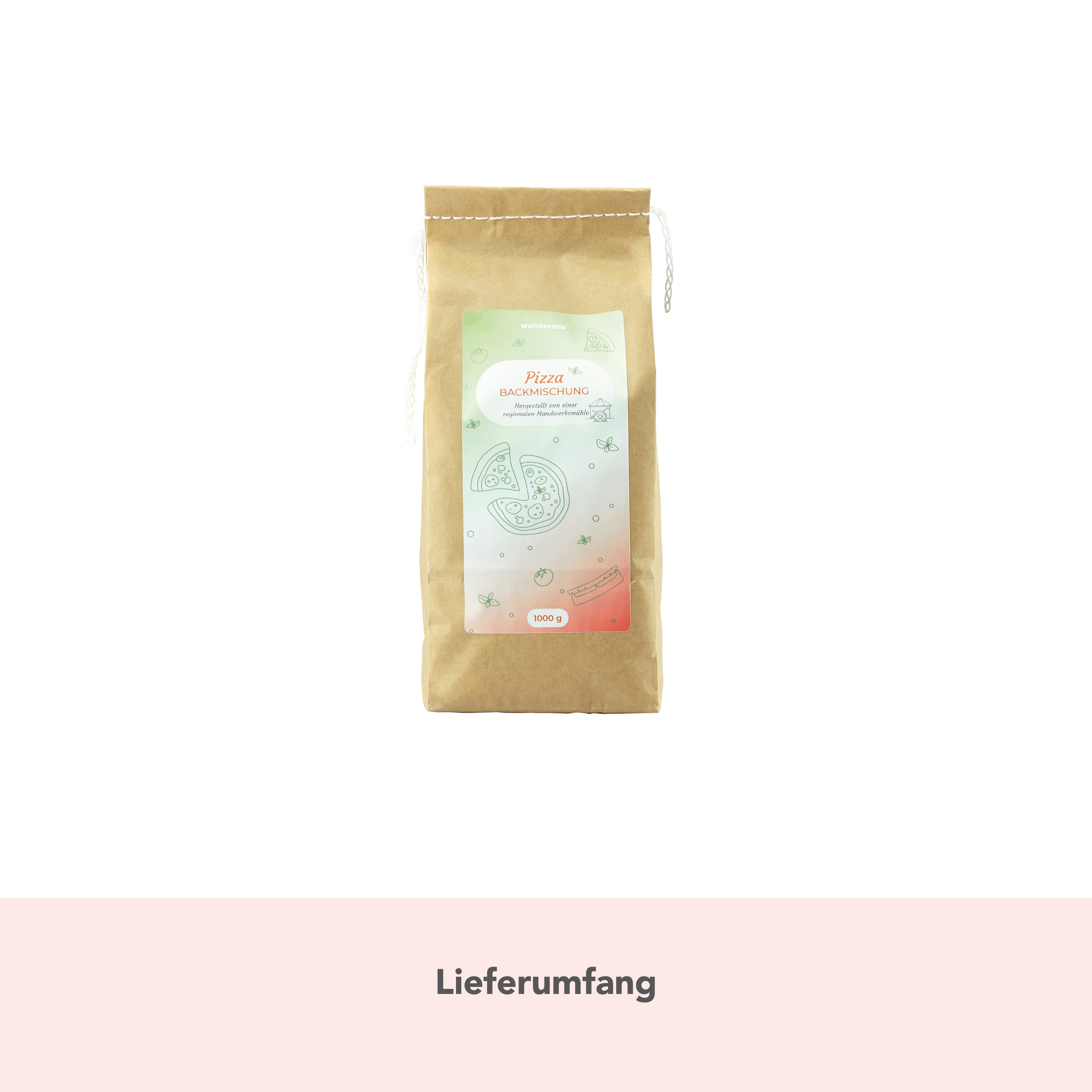 Pizza-Backmischung für 8 köstliche Pizzen | 1000g
