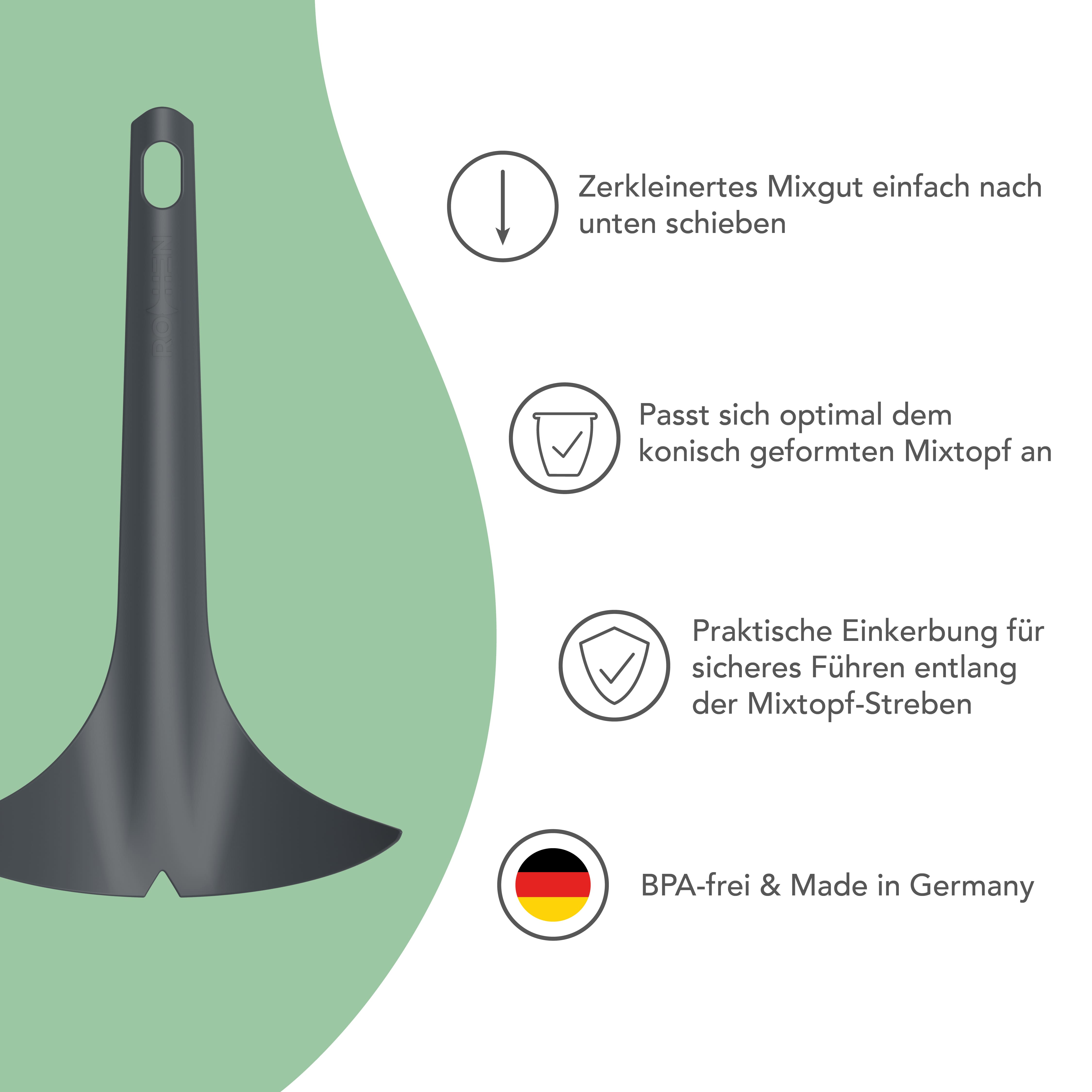 Rochen® | Innenwandspatel für Thermomix TM7, TM6, TM5, TM Friend
