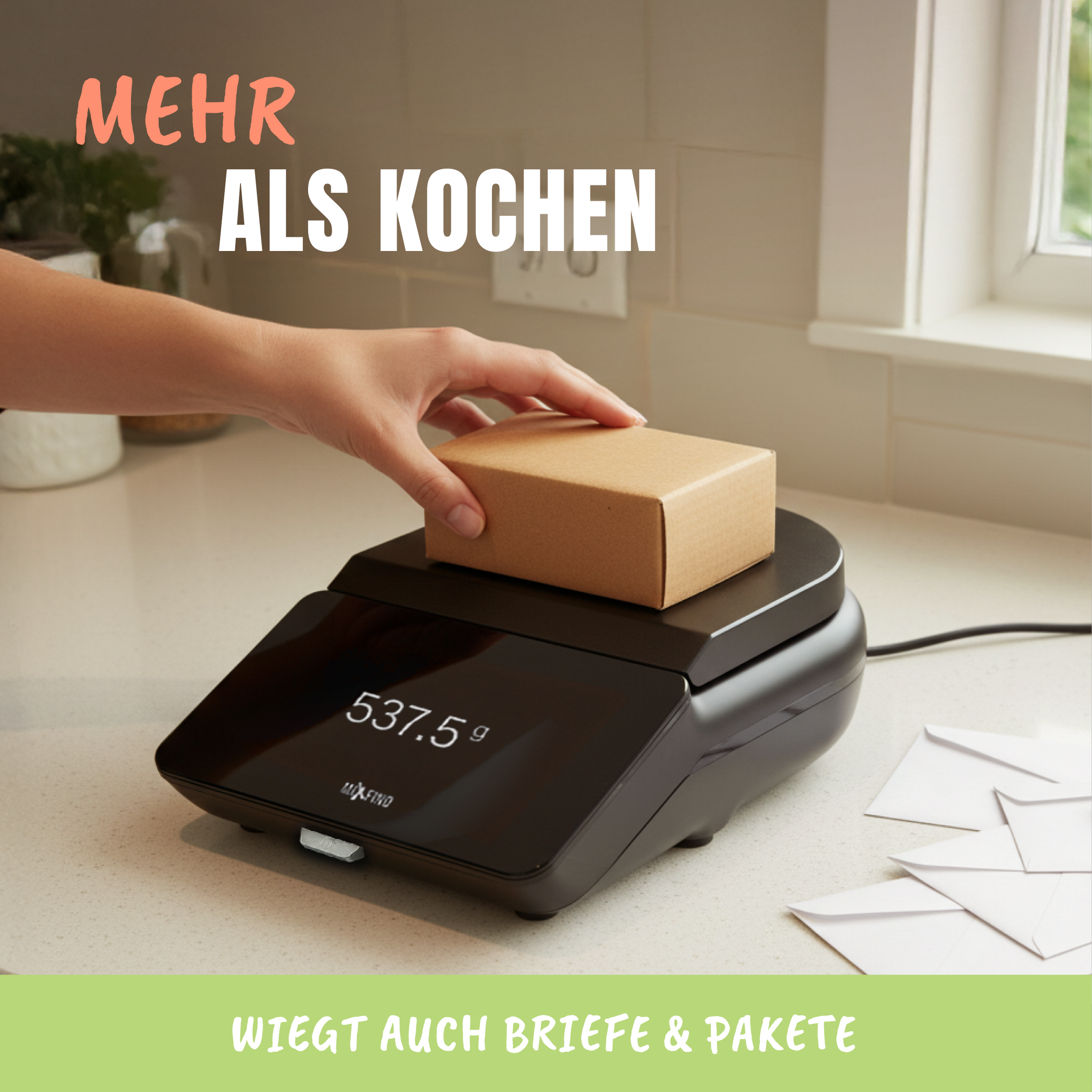 WiegeBase von MixFino® | Wiege-Aufsatz & Schutz für Thermomix TM7