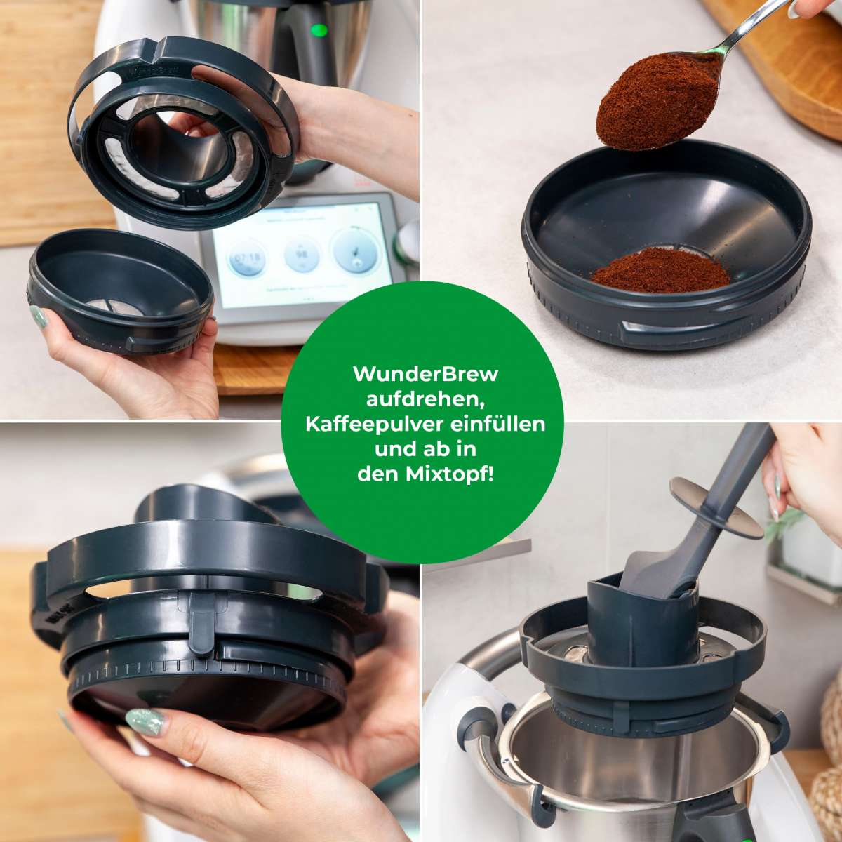 WunderBrew® | Kaffeefilter-Einsatz für Thermomix TM7, TM6, TM5