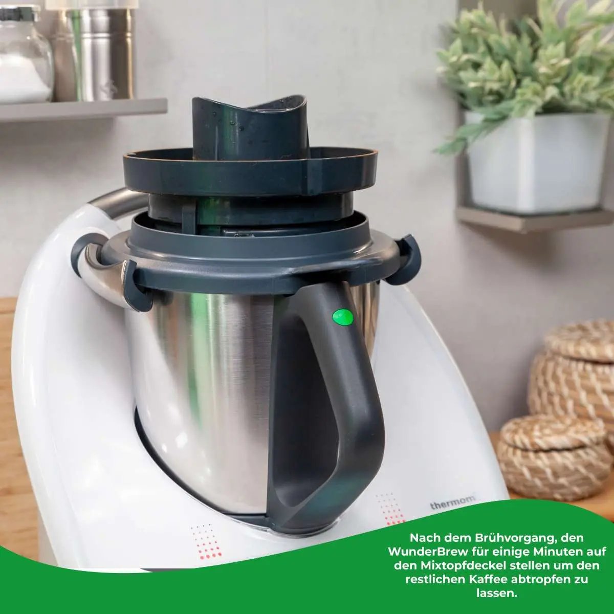 WunderBrew® | Kaffeefilter-Einsatz für Thermomix TM7, TM6, TM5