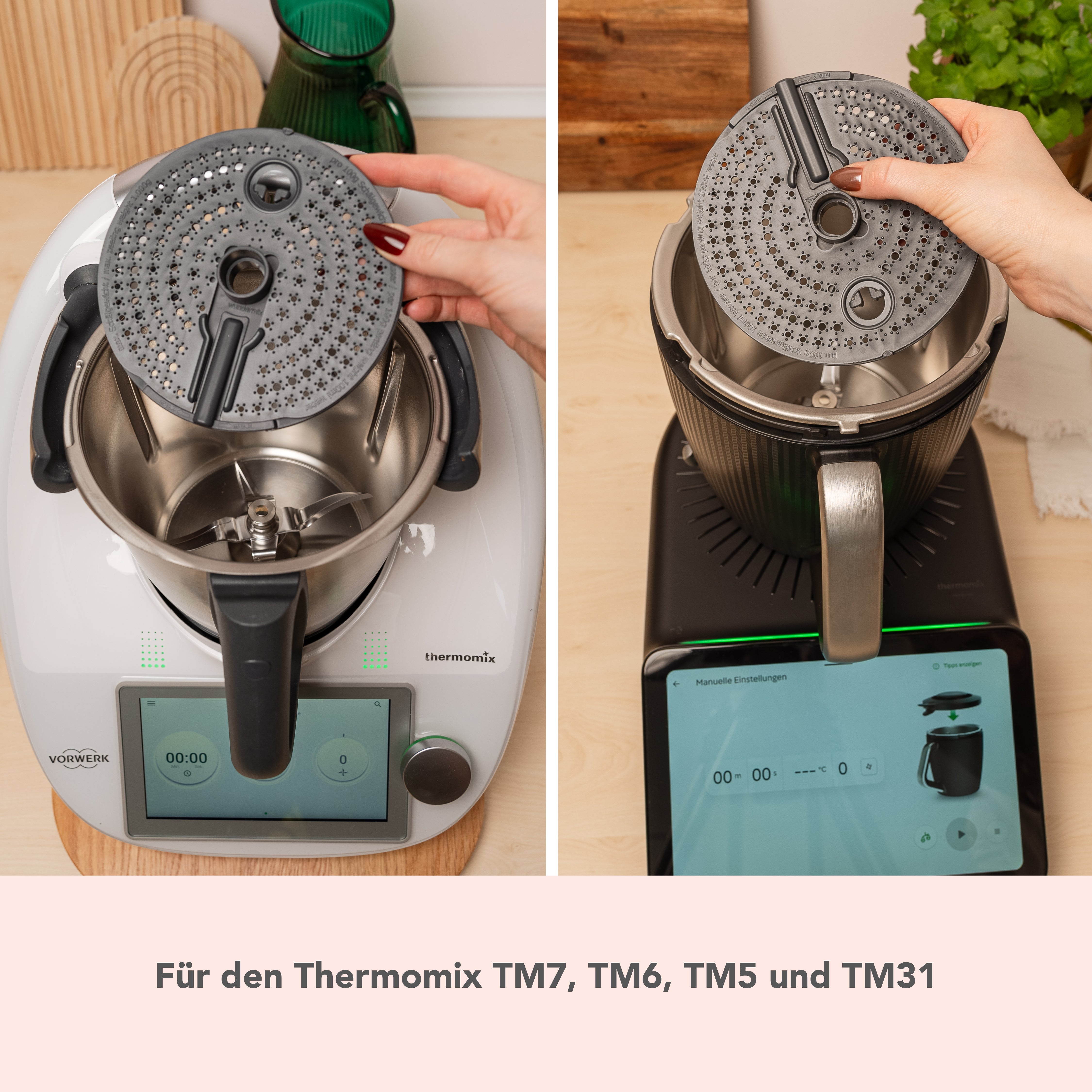 WunderPeeler® | V2 | Kartoffelschäler-Aufsatz für Thermomix TM7, TM6, TM5, TM31