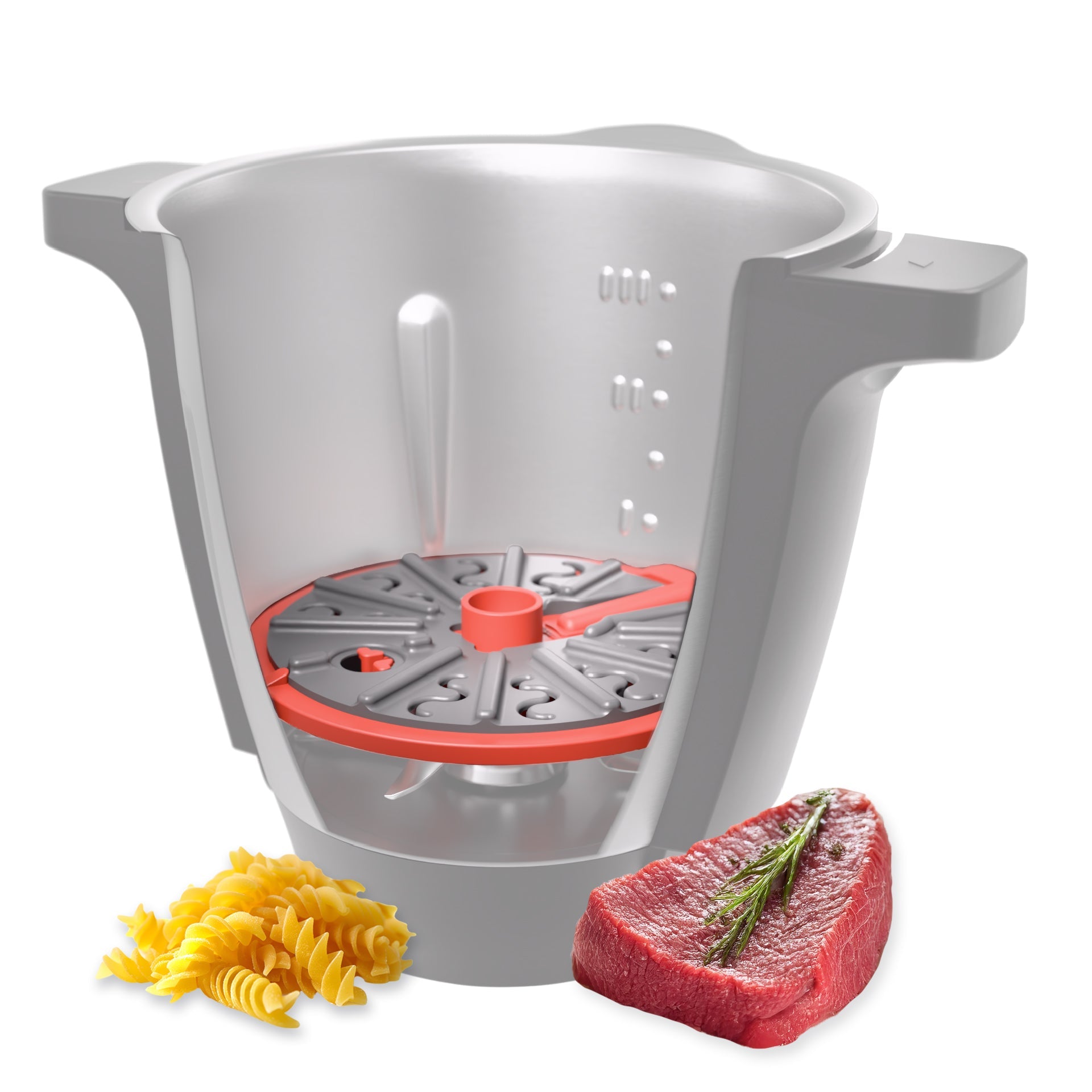 WunderPlate® (mit Träger) | Messerabdeckung für WunderPeeler Monsieur Cuisine