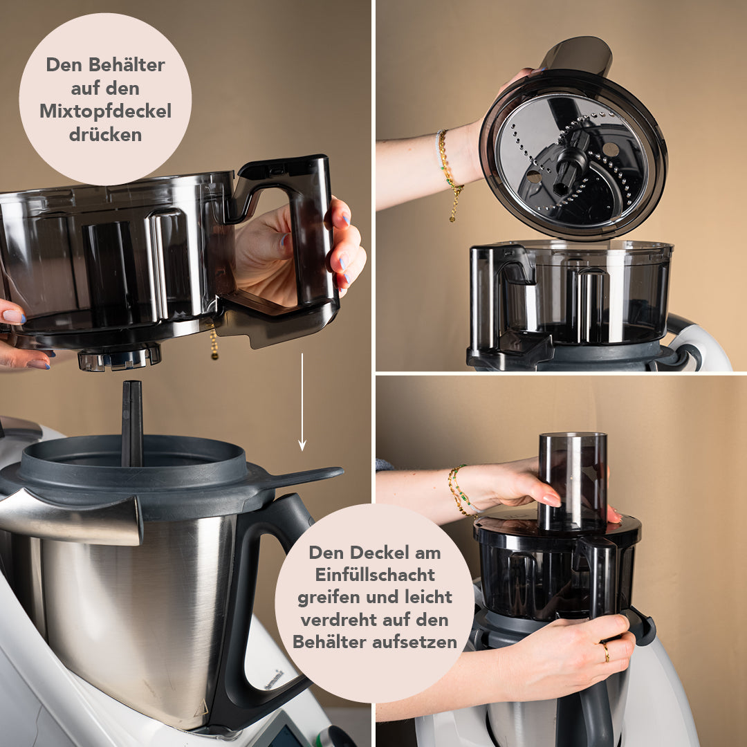 WunderSlicer® V2 | Gemüseschneider für Thermomix TM6, TM5