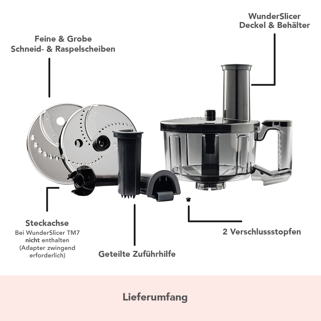 WunderSlicer® V2 | Gemüseschneider für Thermomix