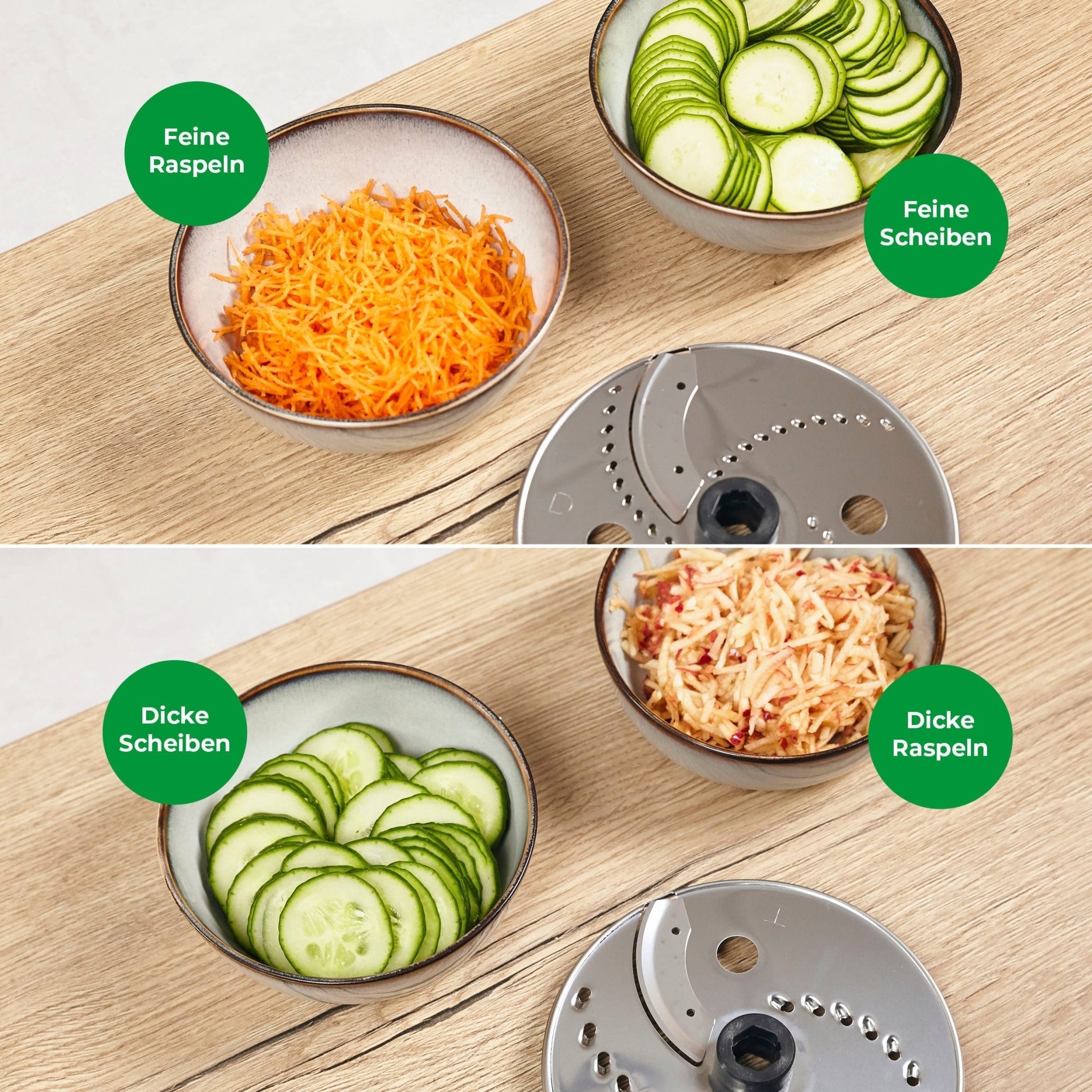 WunderSlicer® | Gemüseschneider für Monsieur Cuisine Connect, Trend & Smart