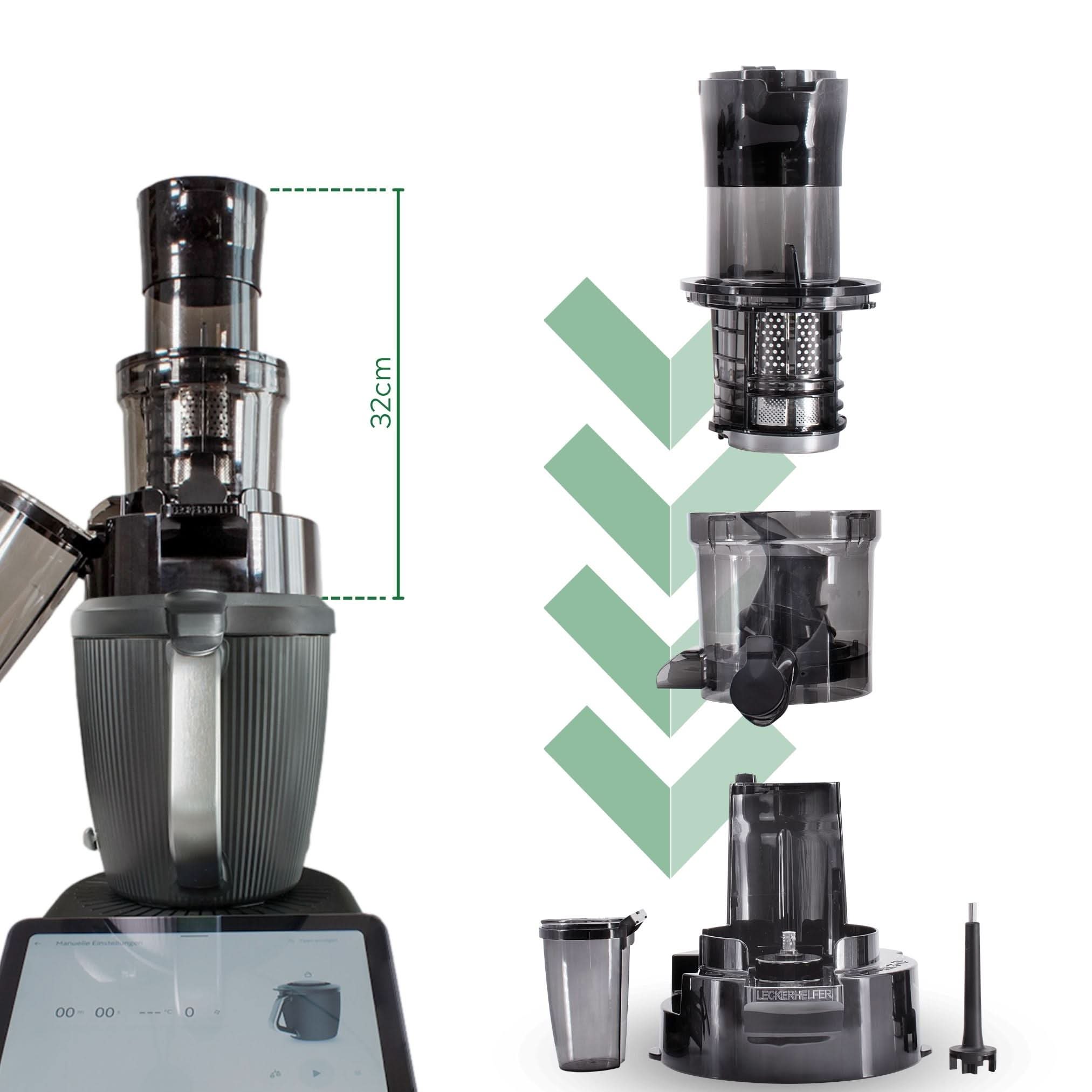 SaftPro | Slowjuicer / Entsafter inkl. Adapter für Thermomix TM7