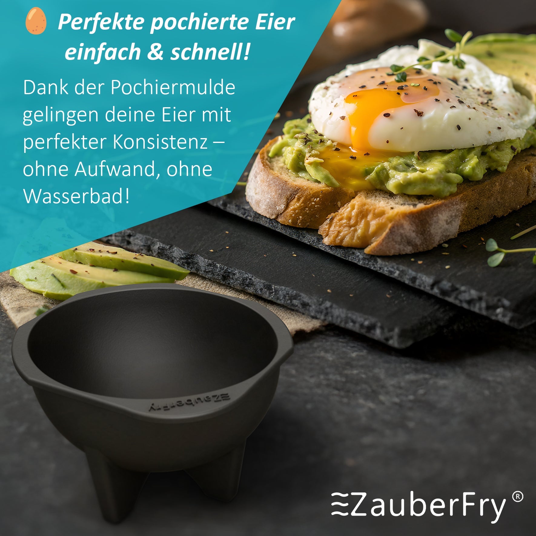ZauberFry | Pochiereinsätze für Airfryer (4er-Set)