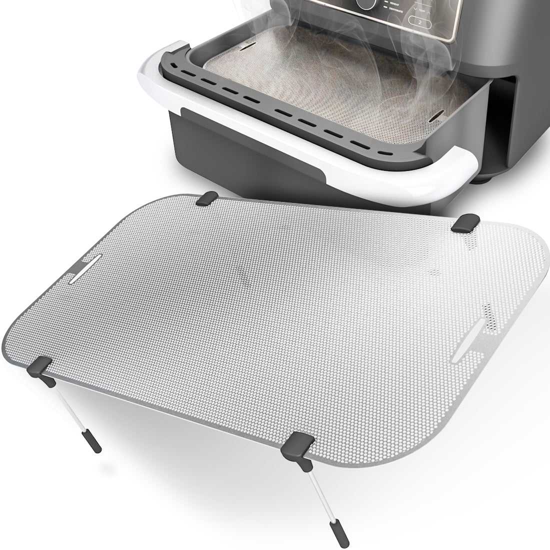 ZauberFry | Spritzschutz für Airfryer Cosori Dual Blaze, TwinFry, Ninja AF500EU