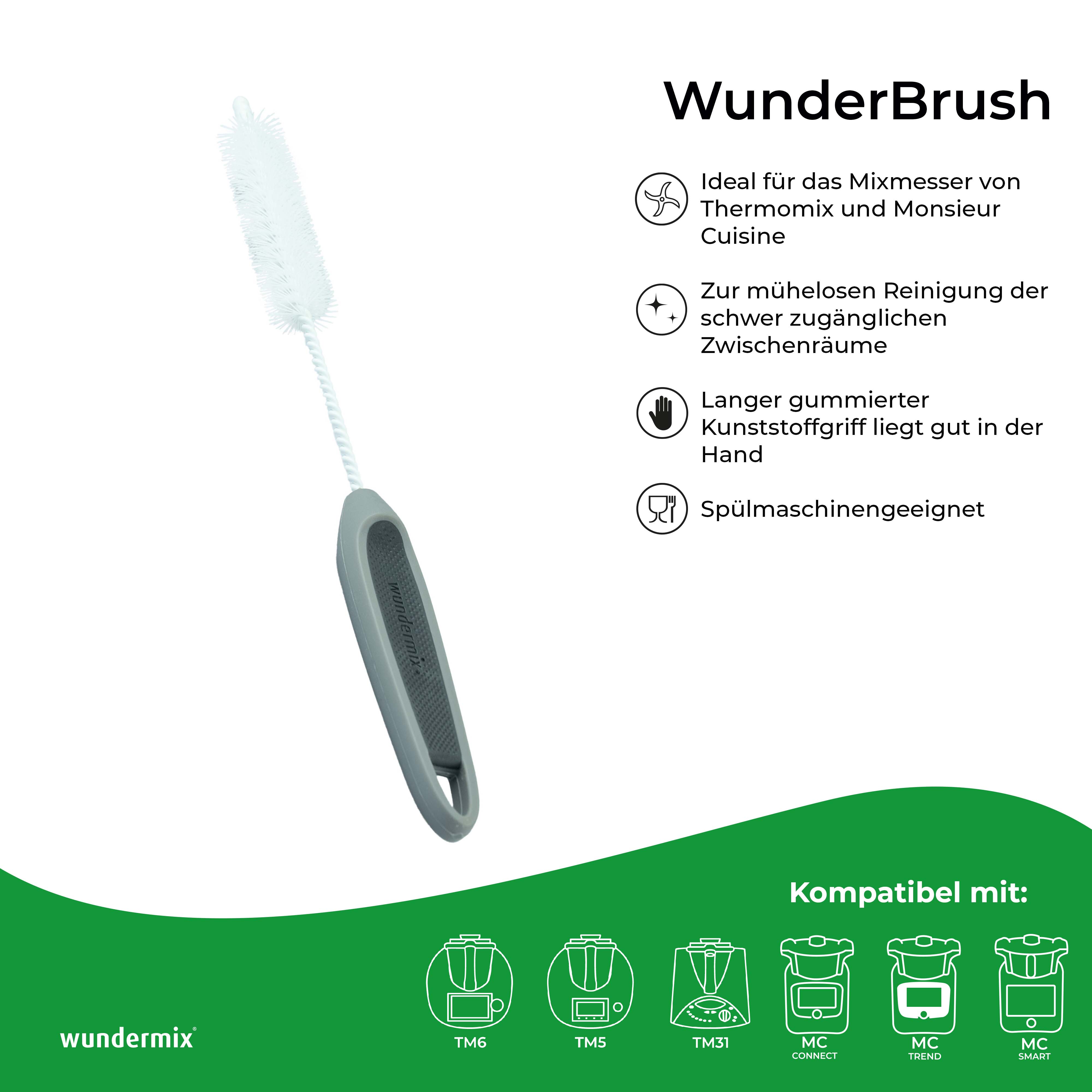 WunderBrush® Reinigungsbürste für Mixtopfmesser