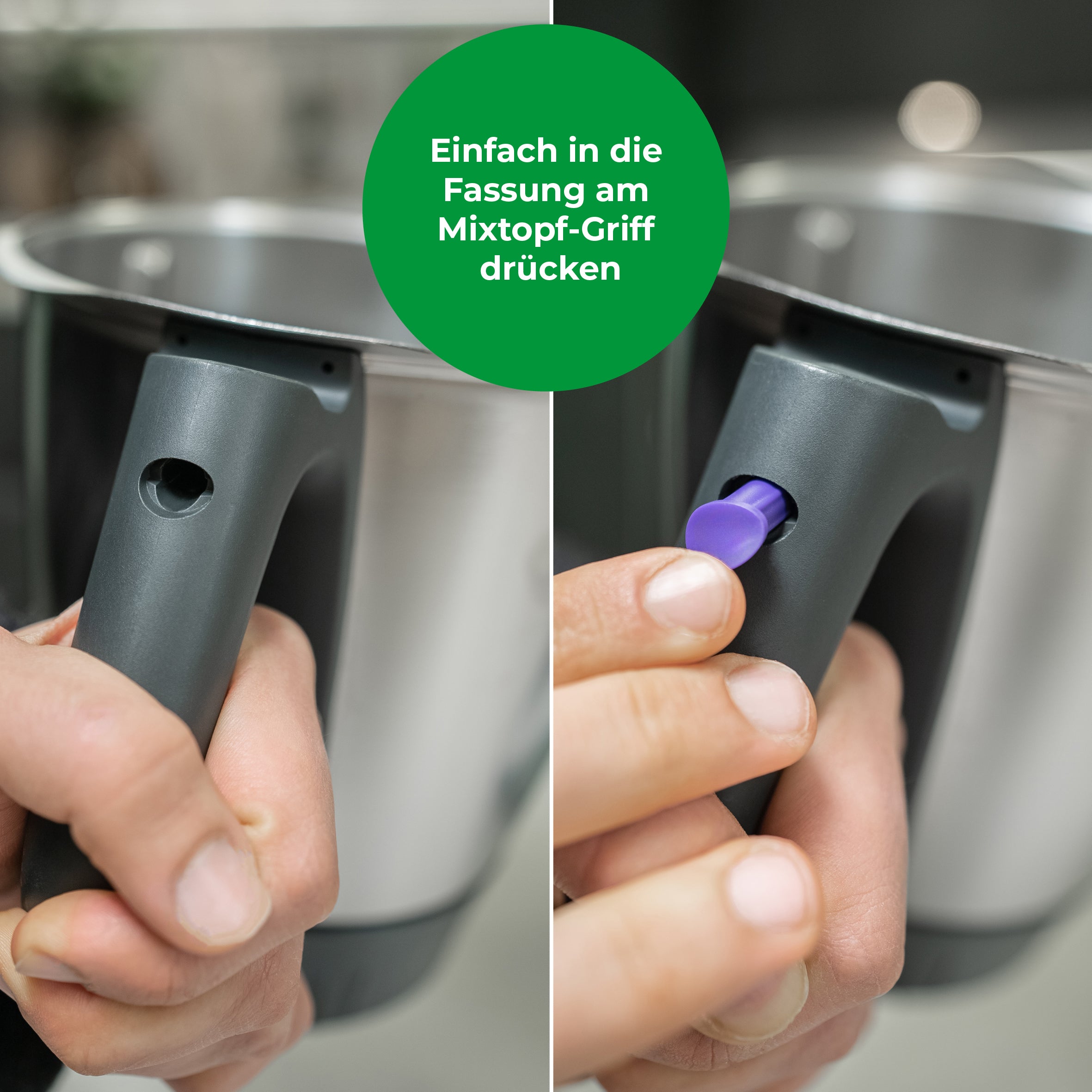 WunderButton® | Verschlussstöpsel für Mixtopf-Griff | TM6, TM5 und TM Friend