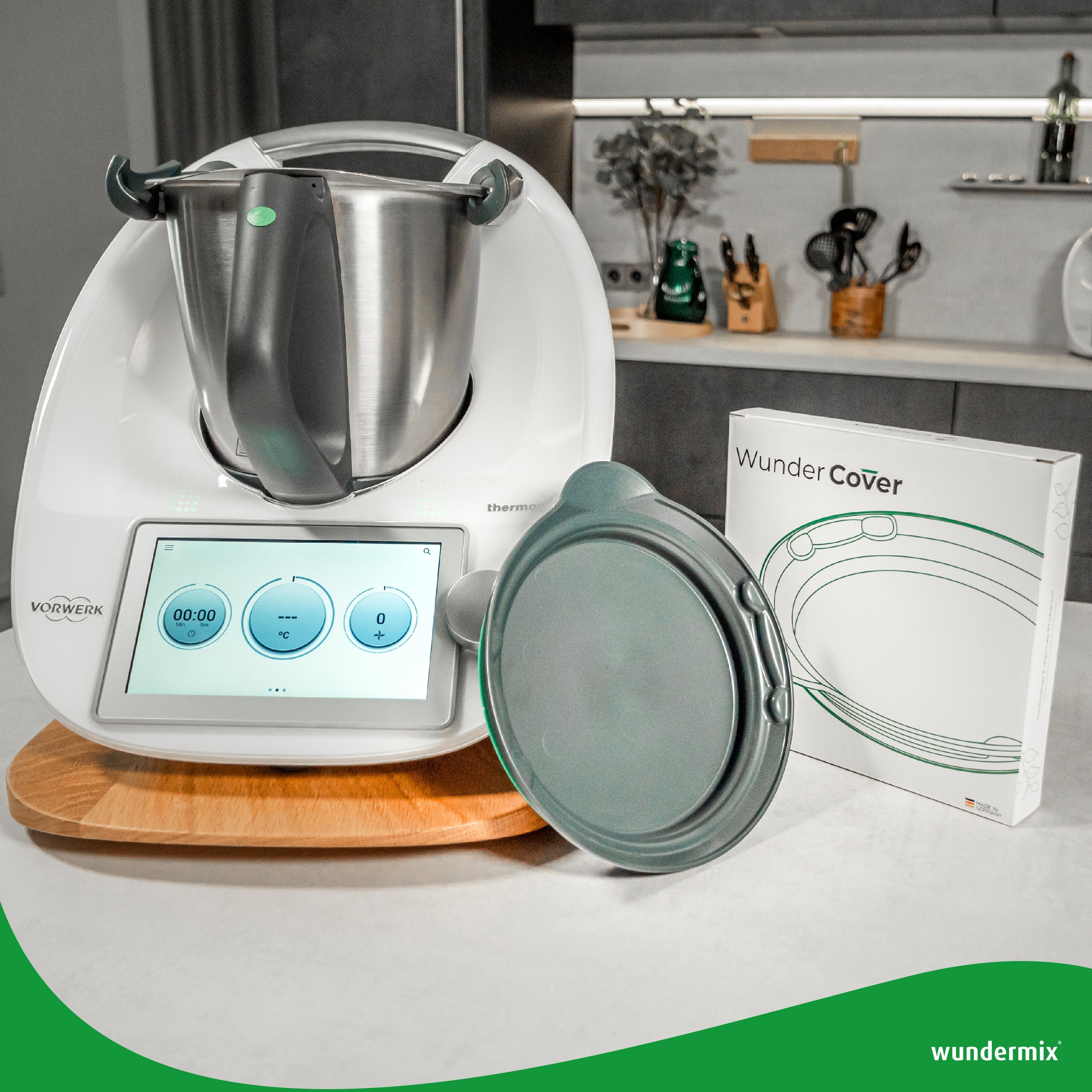 WunderCover® | Frischhalte-Deckel mit Wiegefunktion für Thermomix TM6, TM5