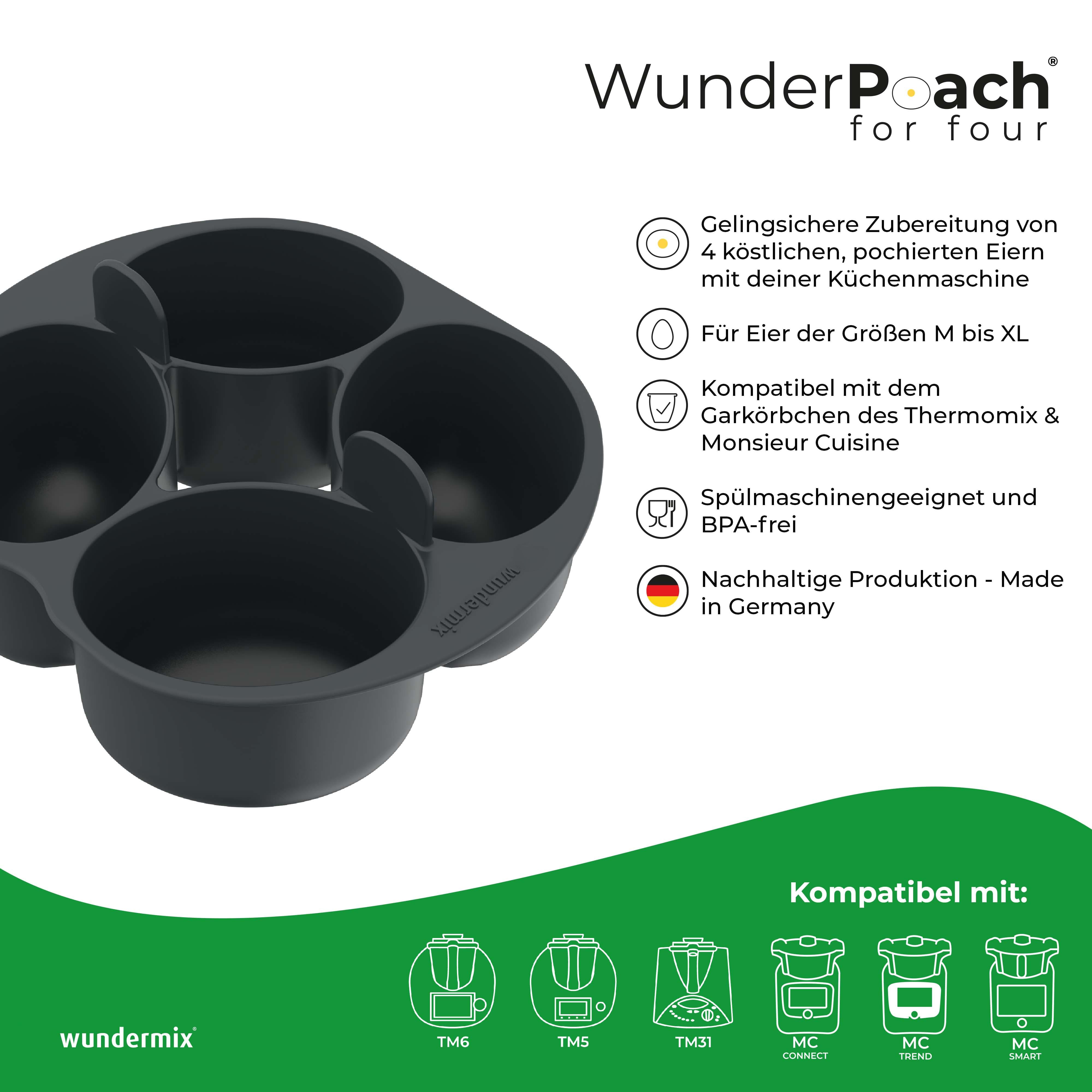 WunderPoach® for four | Pochiereinsatz für Thermomix & Monsieur Cuisine