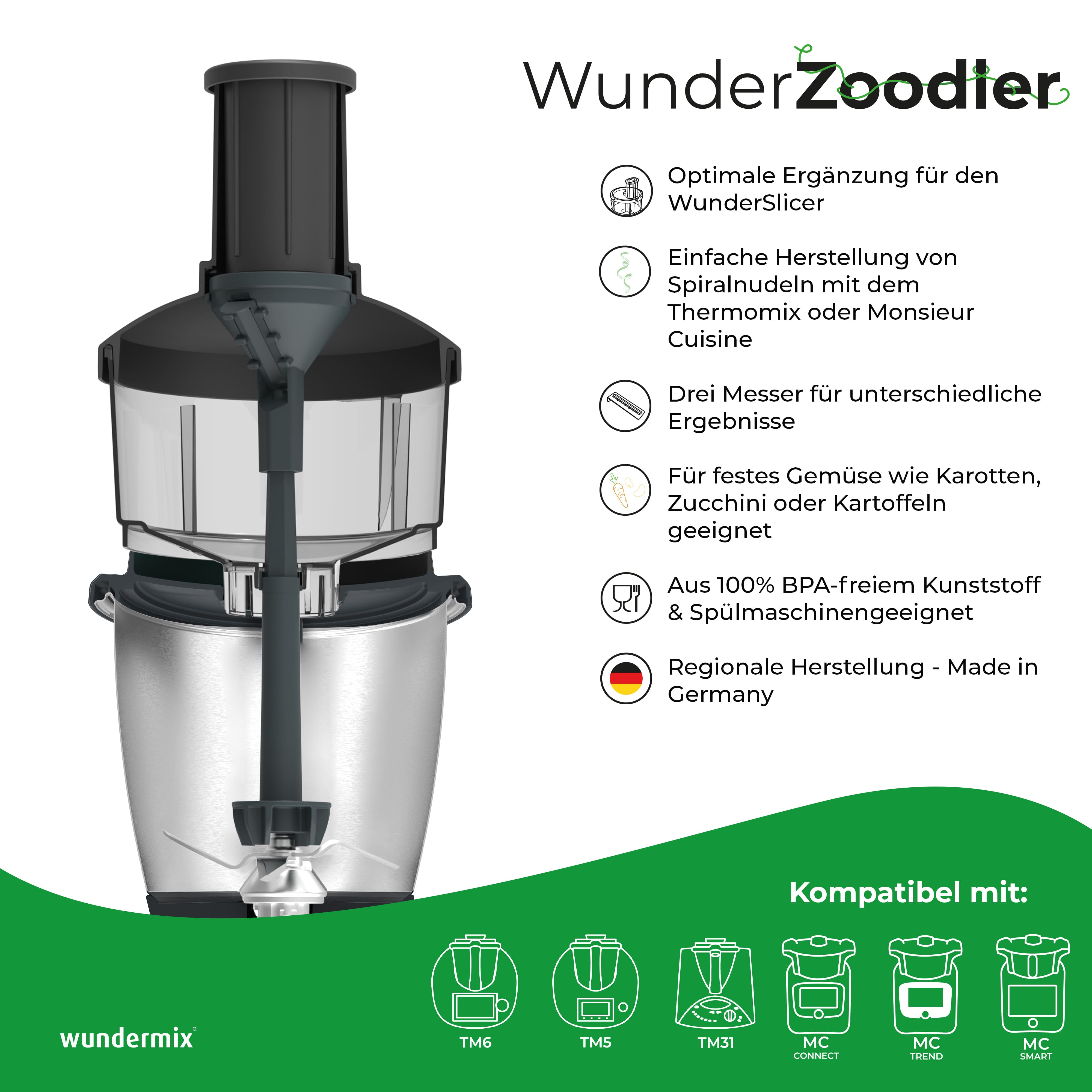 WunderSlicer® & WunderZoodler® Sparset für Monsieur Cuisine