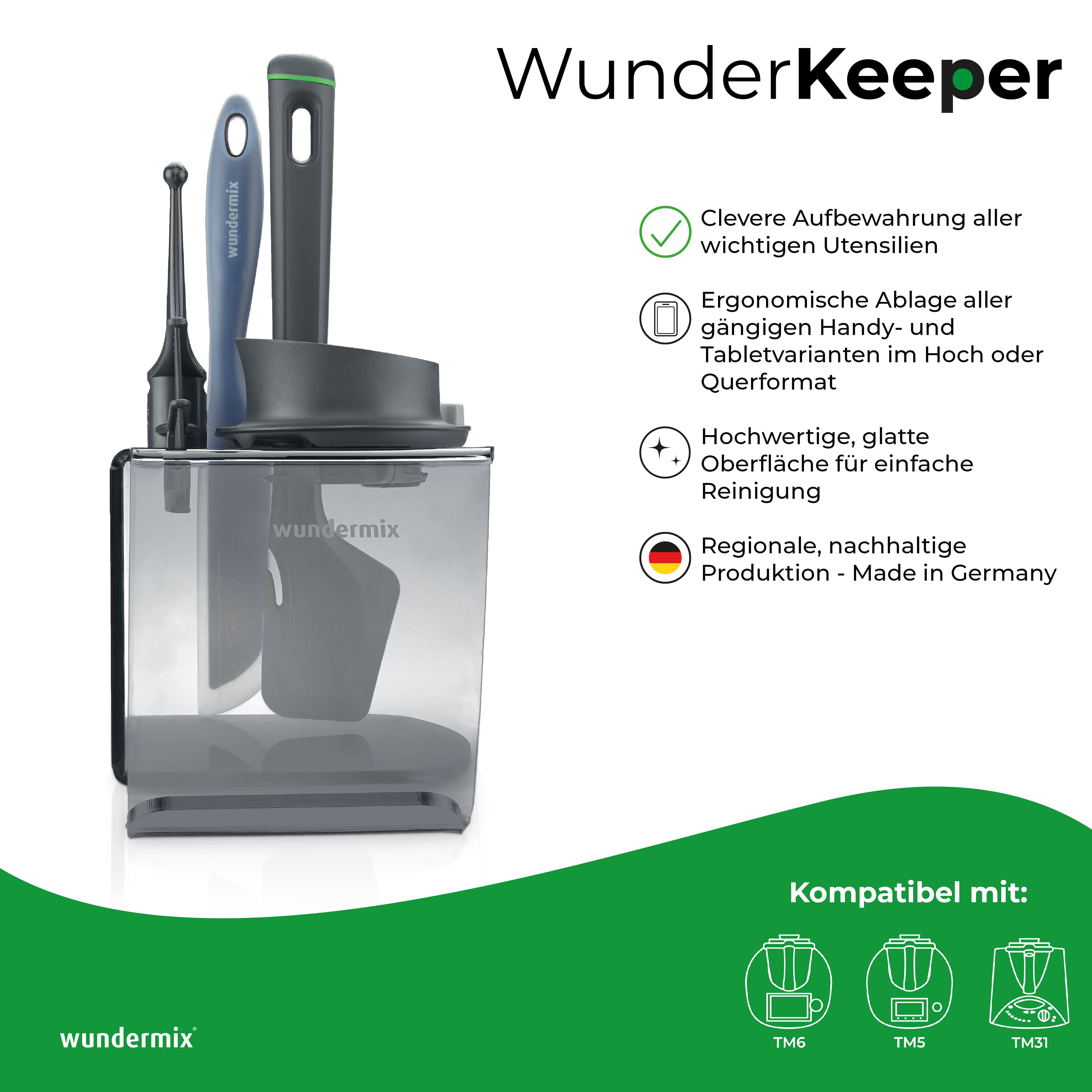 WunderKeeper® | Utensilienhalter für Thermomix TM6, TM5, TM31