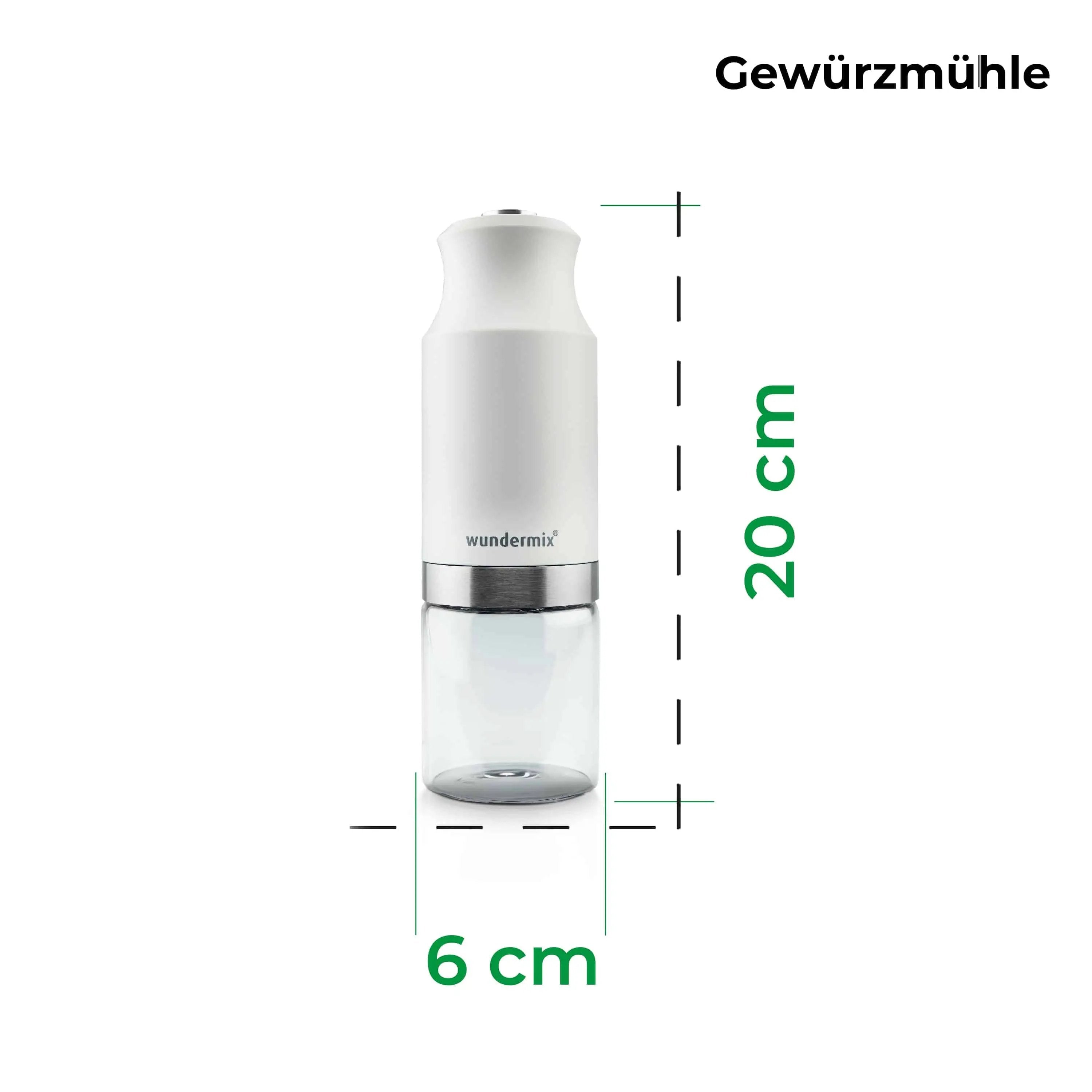 Elektrische Salz- oder Pfeffermühle mit Keramik-Mahlwerk