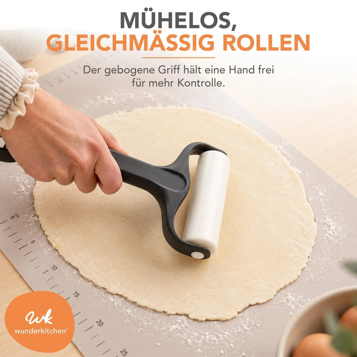RollPro® V2 | Teigroller mit zwei unterschiedlich großen Walzen