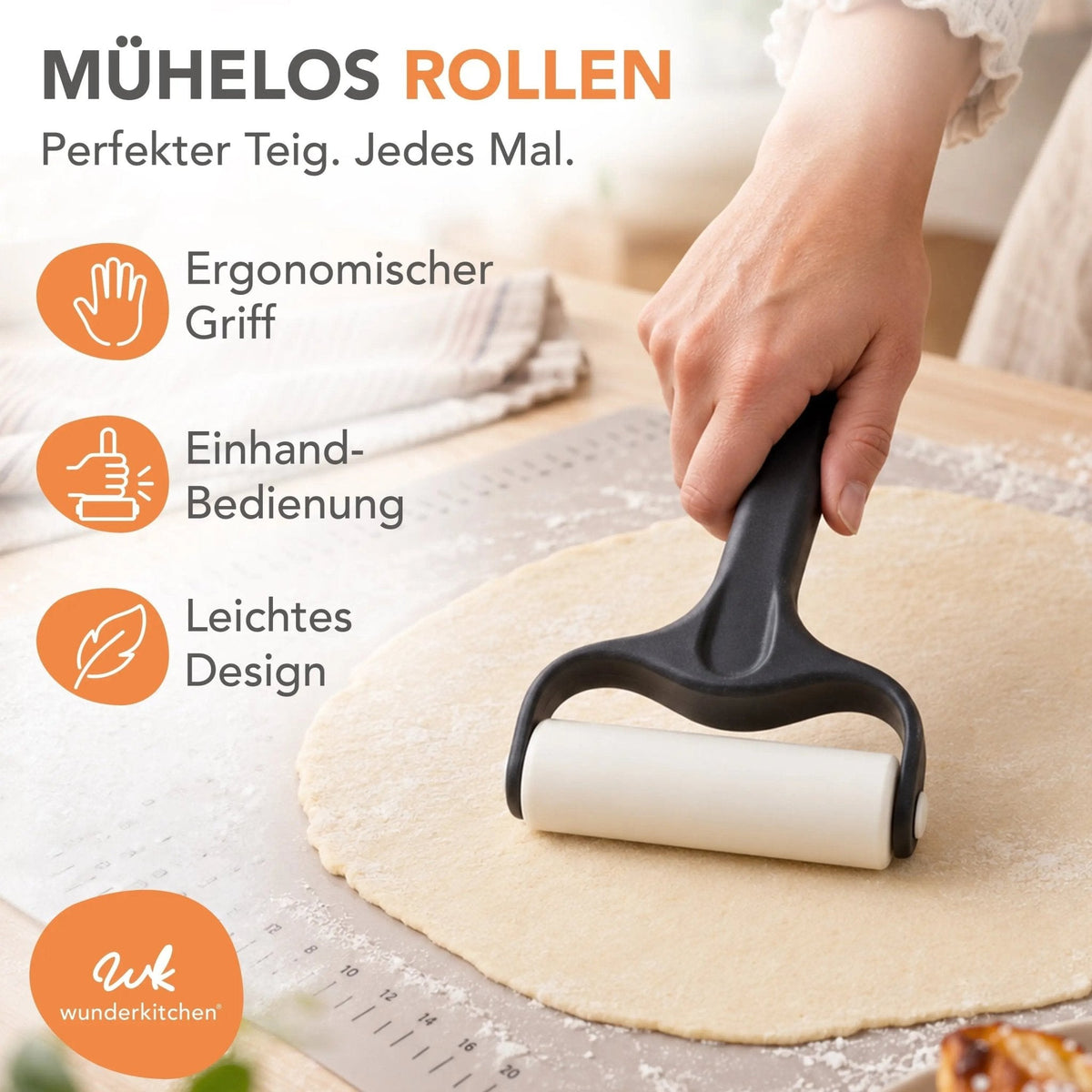 RollPro® V2 | Teigroller mit zwei unterschiedlich großen Walzen