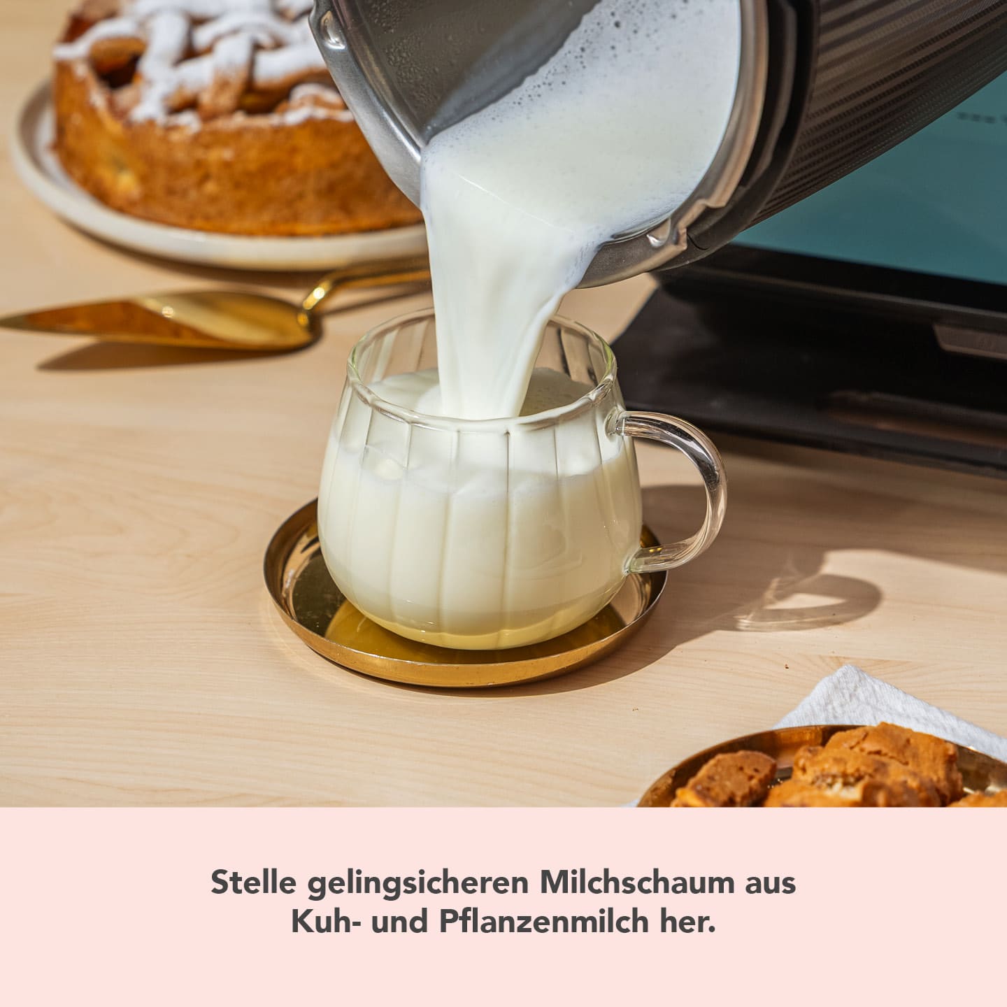 Milkimizer® Milch aufschäumen ohne Schmetterling im Thermomix TM7 TM6 TM5 TM31