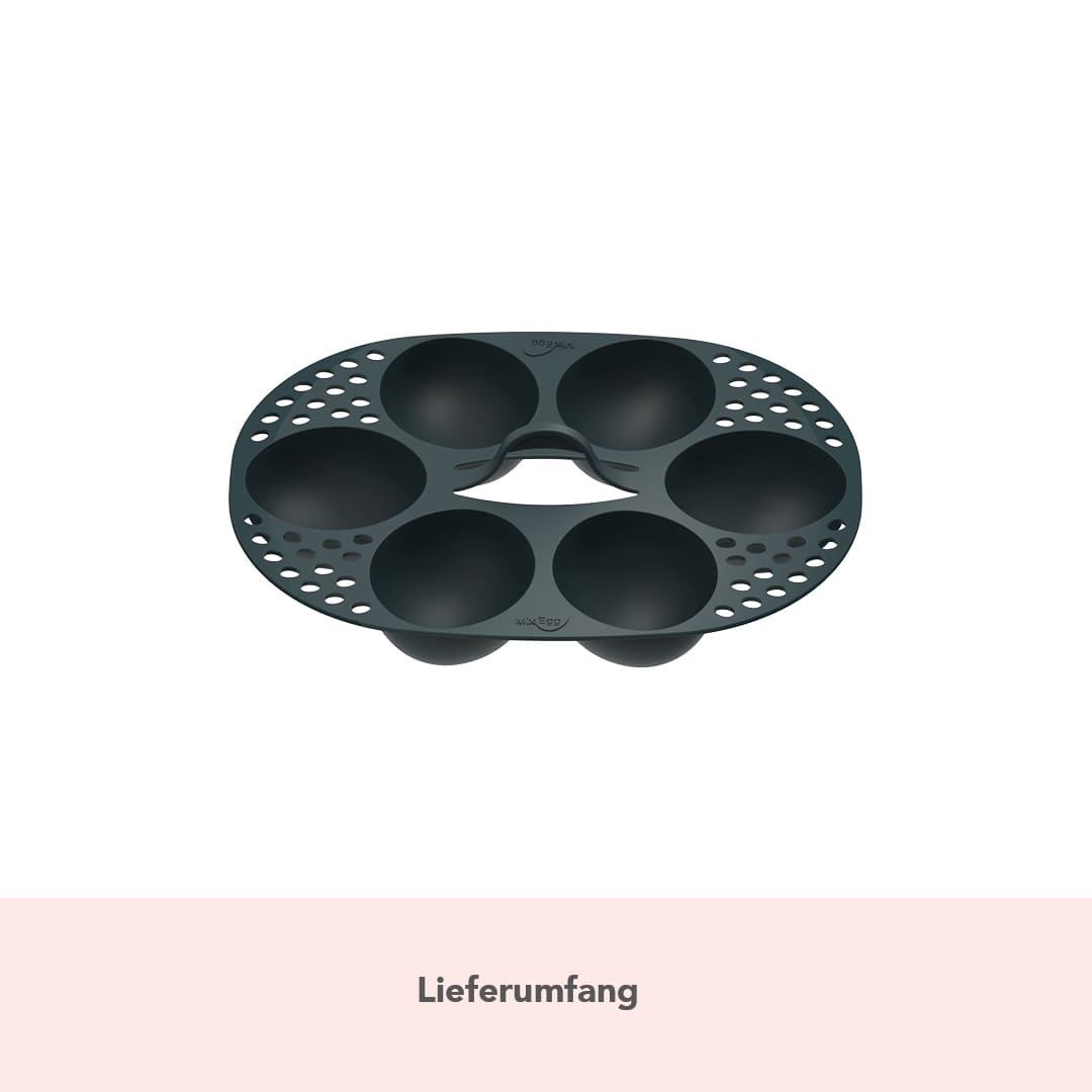 MixEgg® | Eierpochiereinsatz für TM7 und Monsieur Cuisine Smart, Trend, Connect