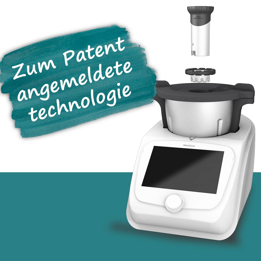 mixle® | Spätzleaufsatz V2 aus Edelstahl für Monsieur Cuisine Smart, Connect & Trend