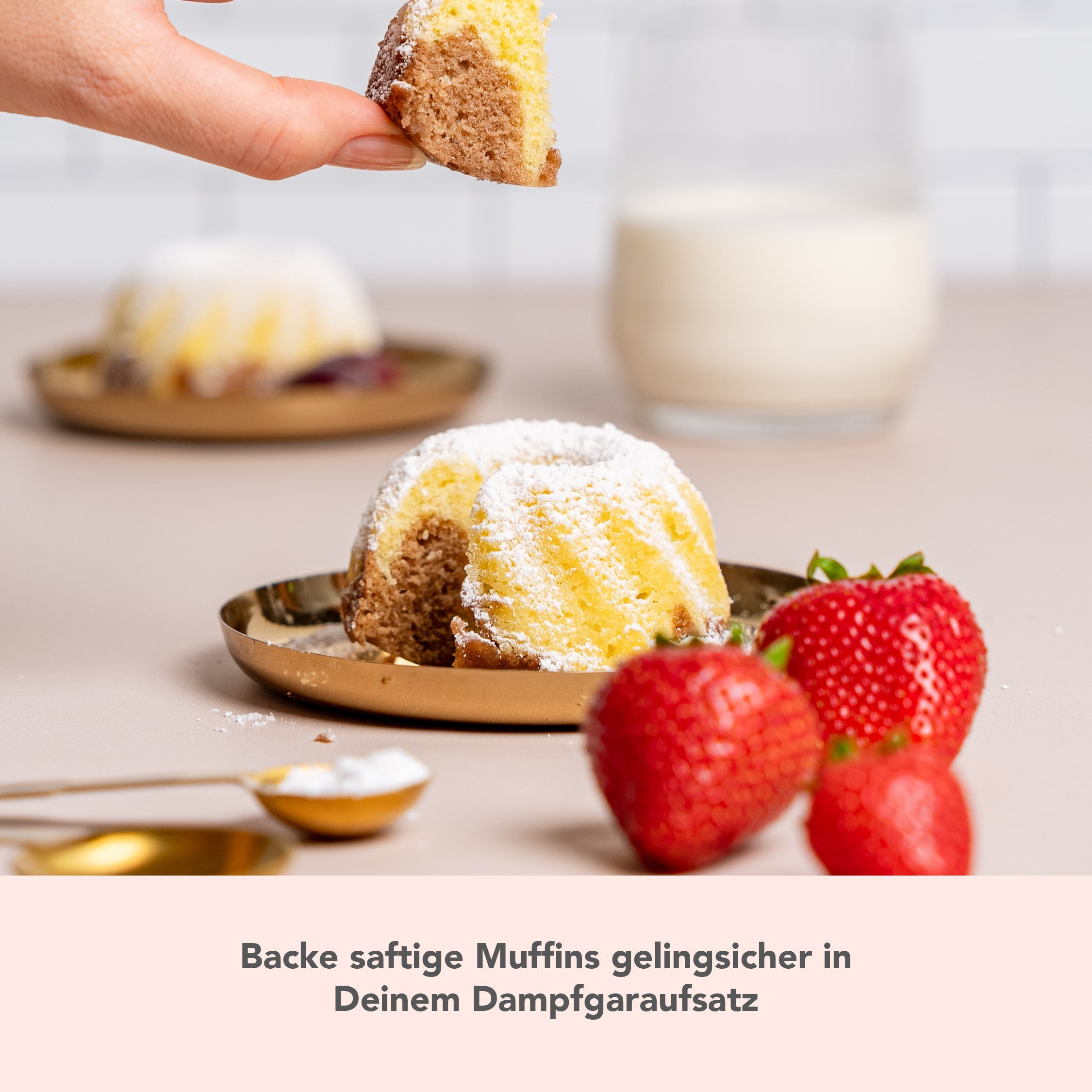 Muffinizer® | inkl. 10 Förmchen für Monsieur Cuisine Smart, Trend, Connect