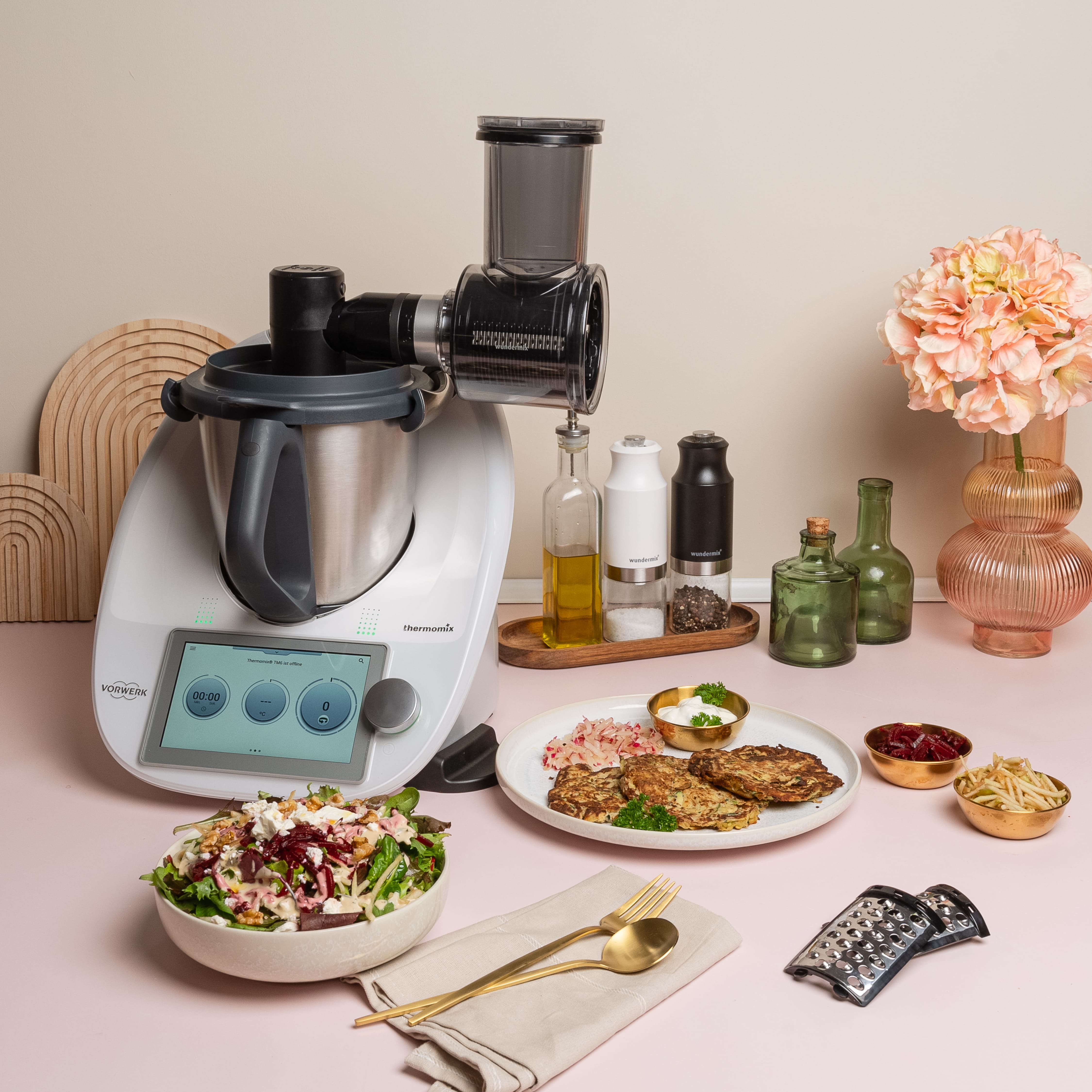Gemüseschneider für WunderCentix passend für Thermomix TM5, TM6