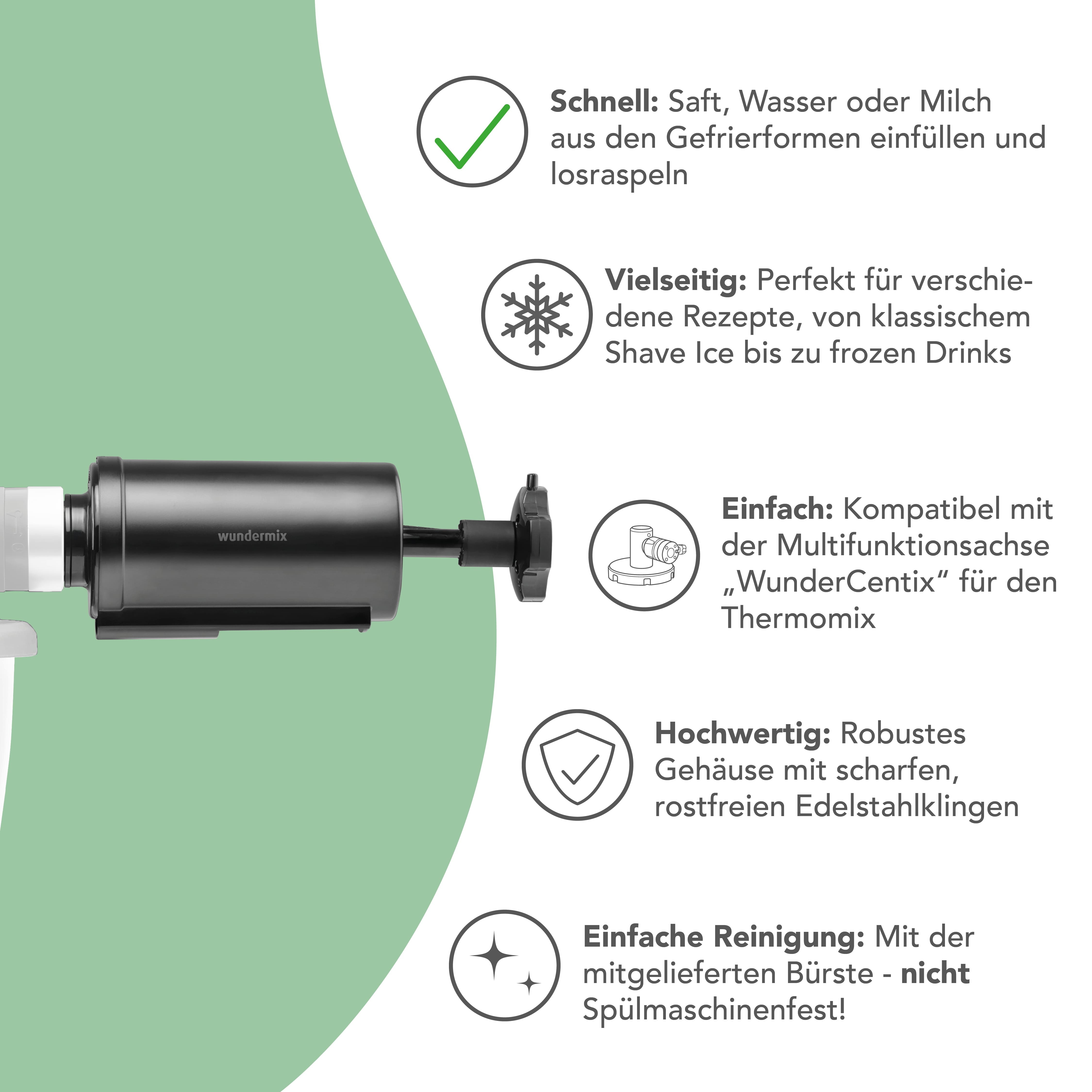 Eisraspler für WunderCentix®