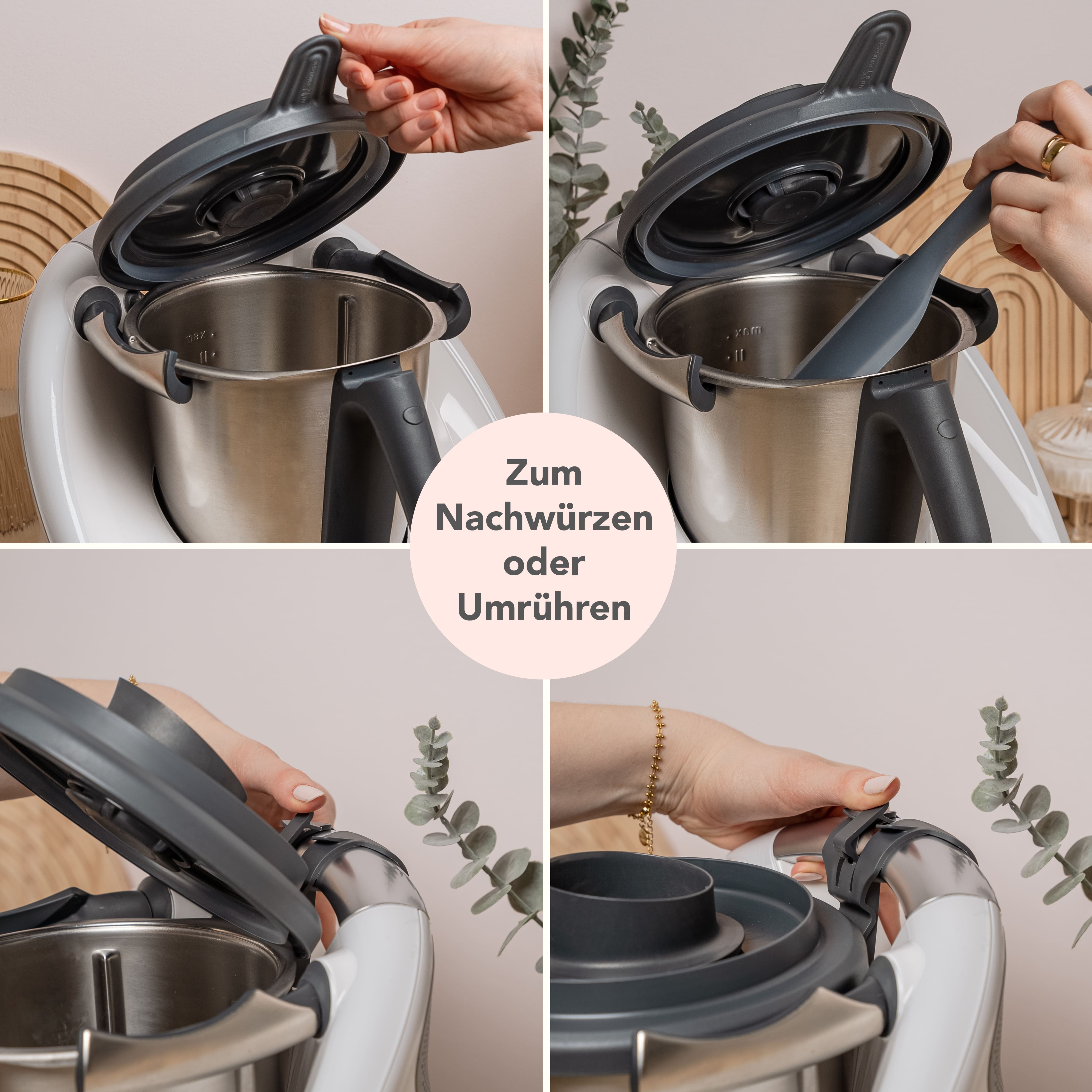 WunderClip® Pro | Deckelhalter für den Thermomix TM6, TM5