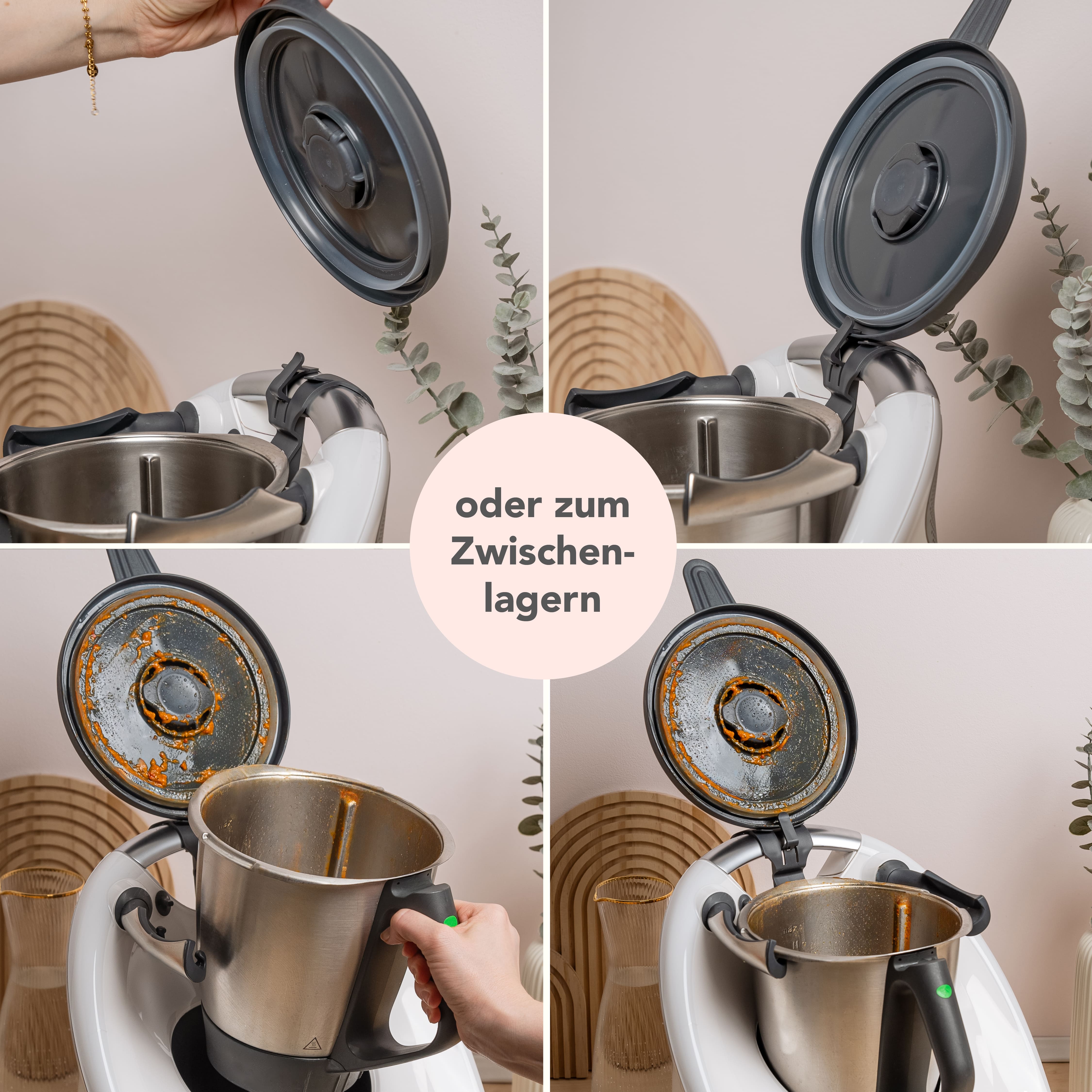 WunderClip® Pro | Deckelhalter für den Thermomix TM6, TM5