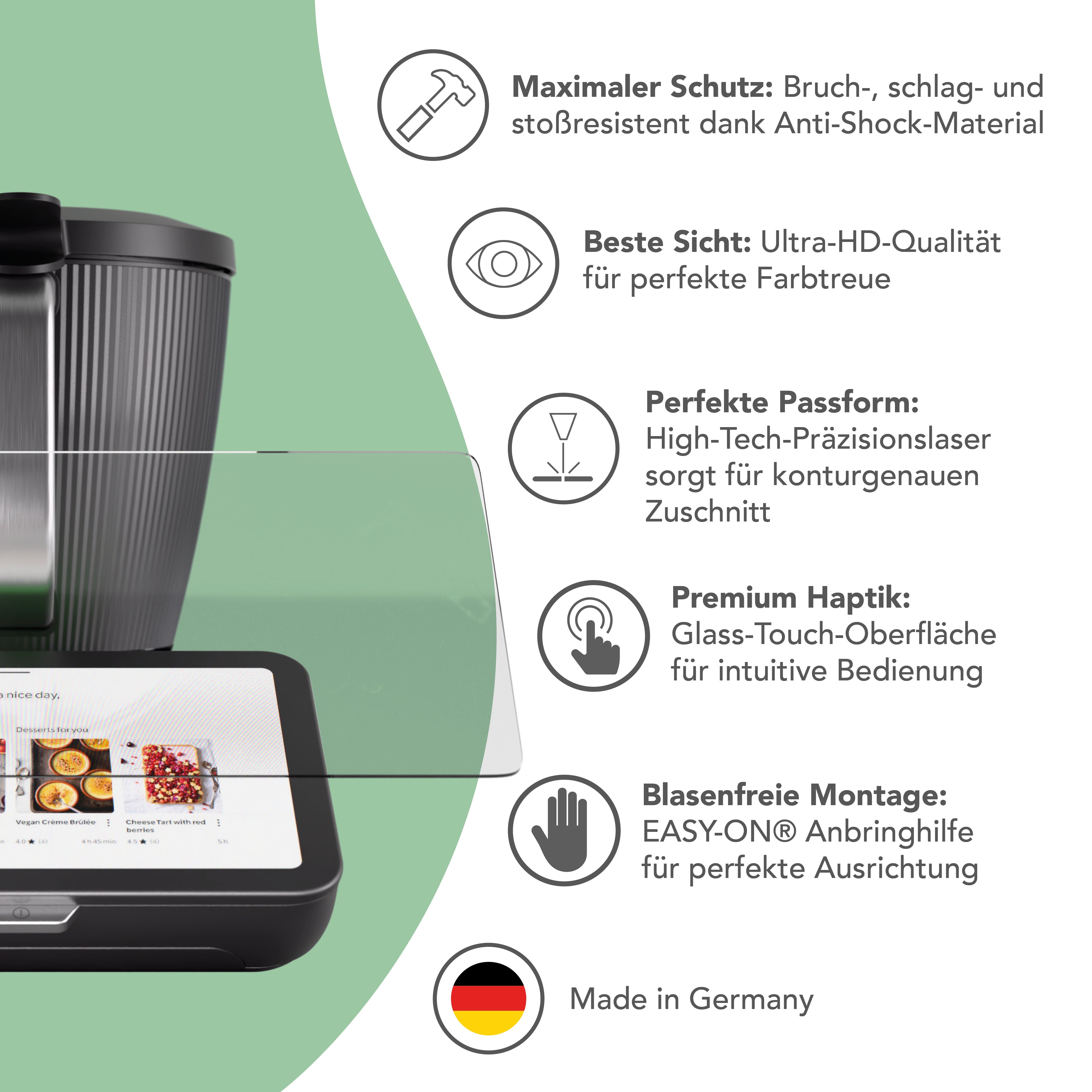 WunderScreen® Spar-Set: Displayschutz und TouchPen für TM7